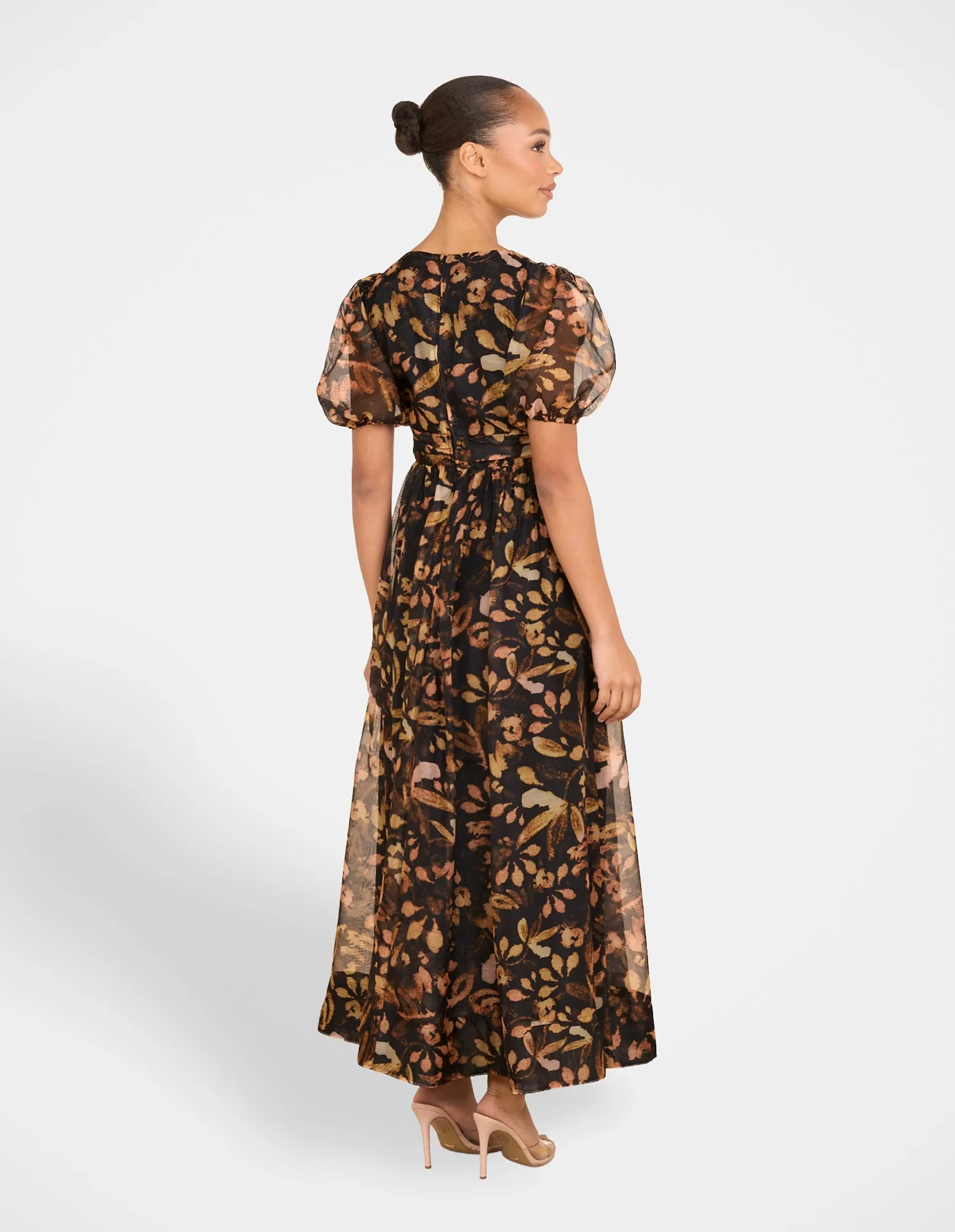 Lyra Puff Sleeve Maxi Dress sold by Pilgrim product image thumbnail 3