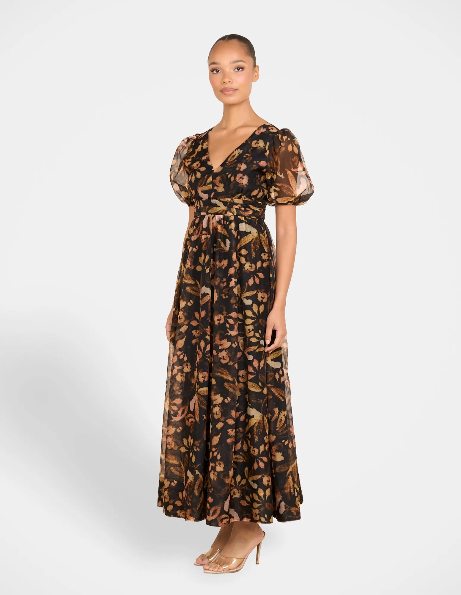 Lyra Puff Sleeve Maxi Dress sold by Pilgrim product image thumbnail 2