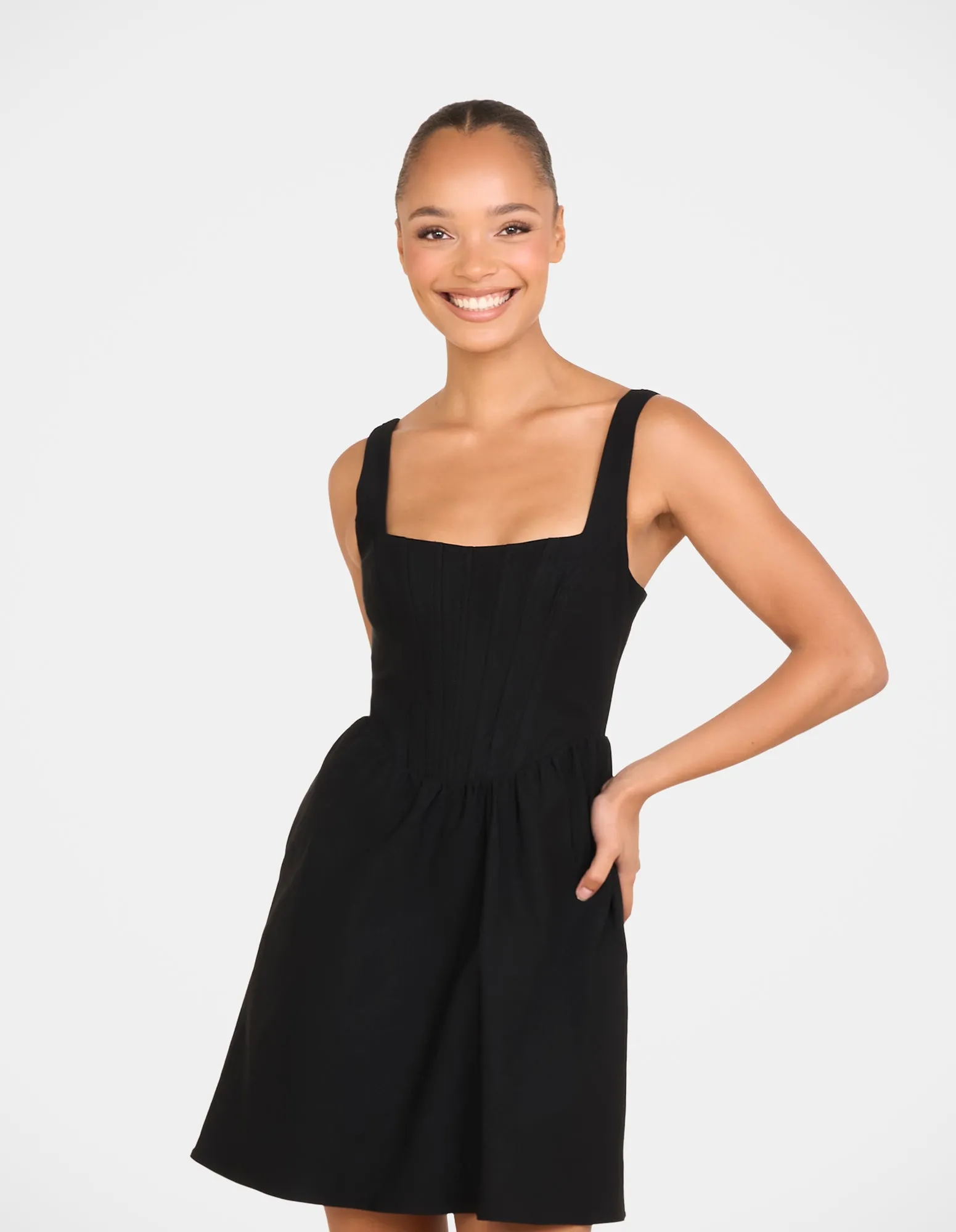 Anna Corset Style Mini Dress sold by Pilgrim product image thumbnail 4