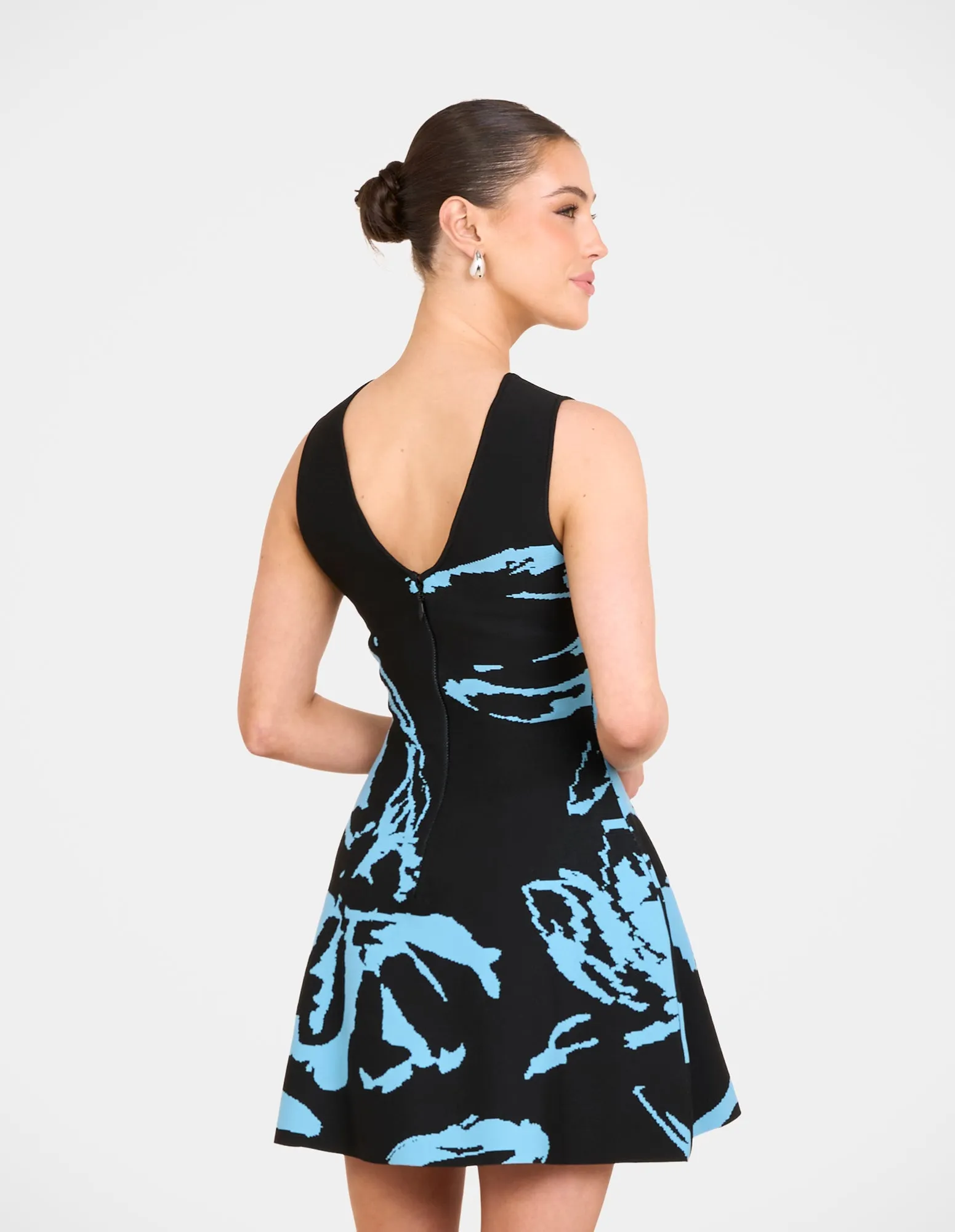 River A-line Knit Mini Dress sold by Pilgrim product image thumbnail 3