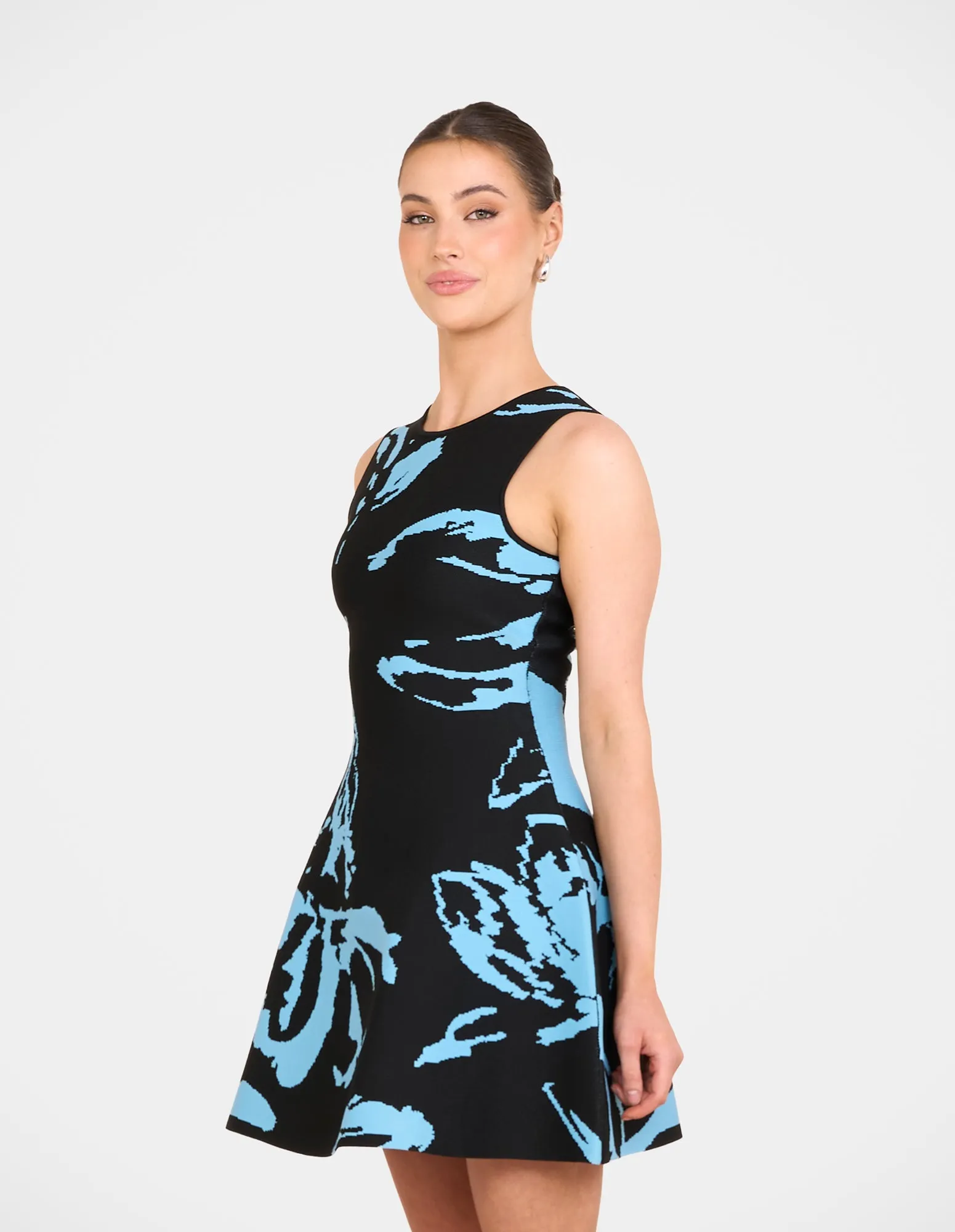 River A-line Knit Mini Dress sold by Pilgrim product image thumbnail 2