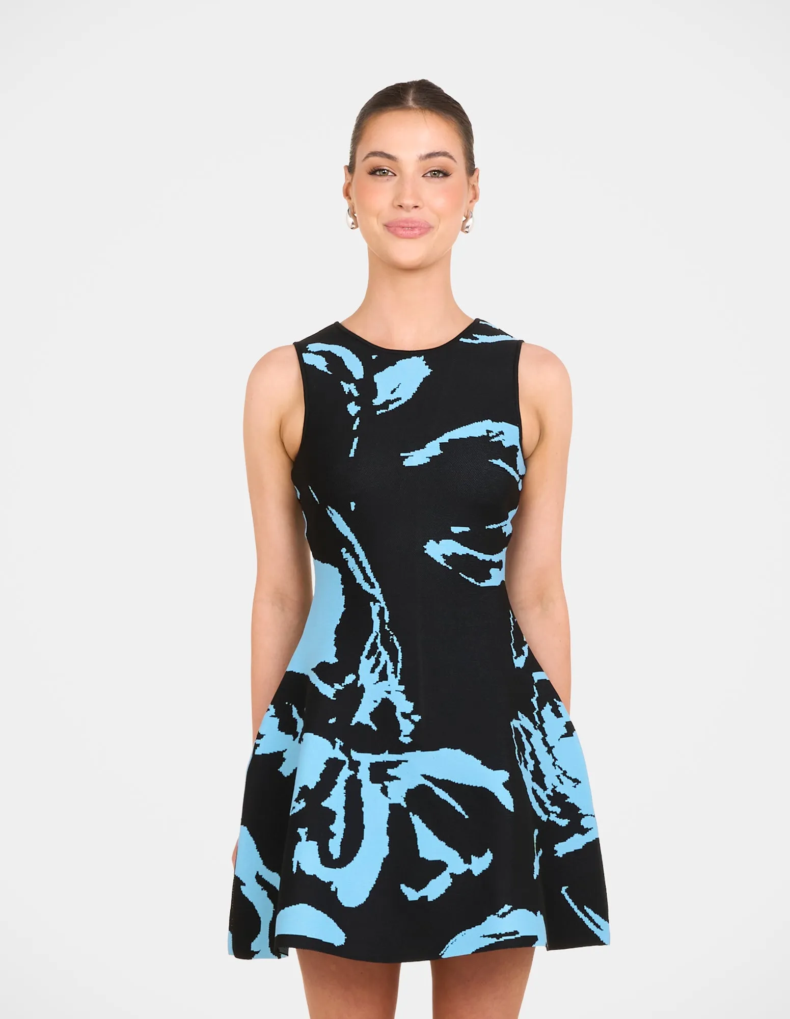 River A-line Knit Mini Dress sold by Pilgrim