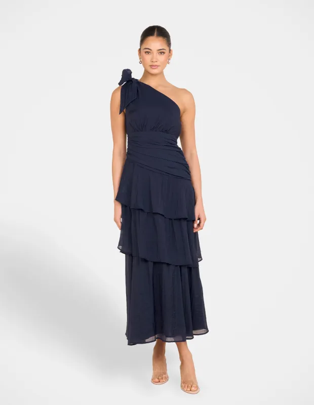 Seera Ruffle Maxi Dress sold by Pilgrim