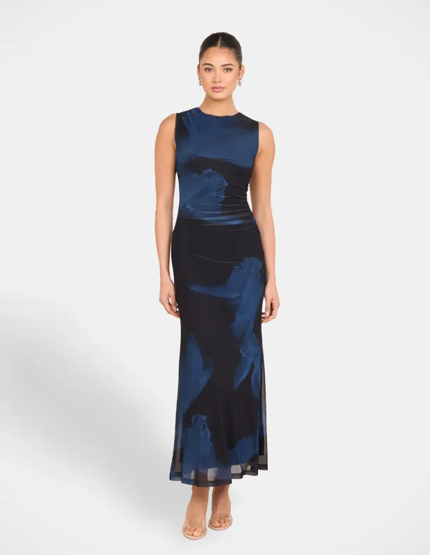 Ilka High Neck Maxi Dress sold by Pilgrim