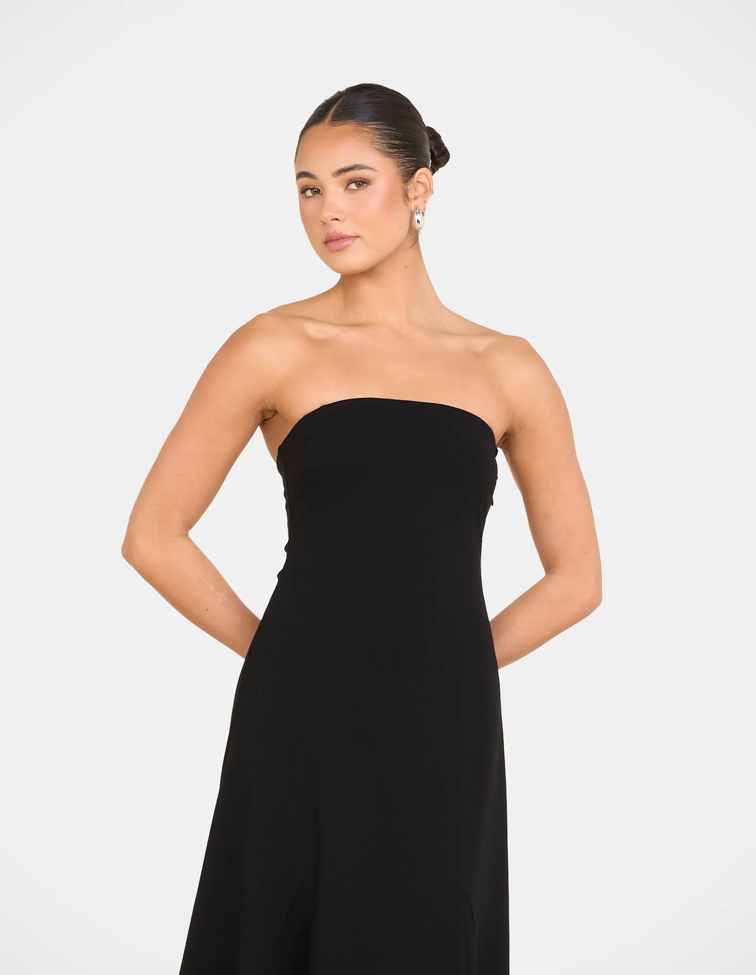 Belize Strapless Midi Dress sold by Pilgrim product image thumbnail 4