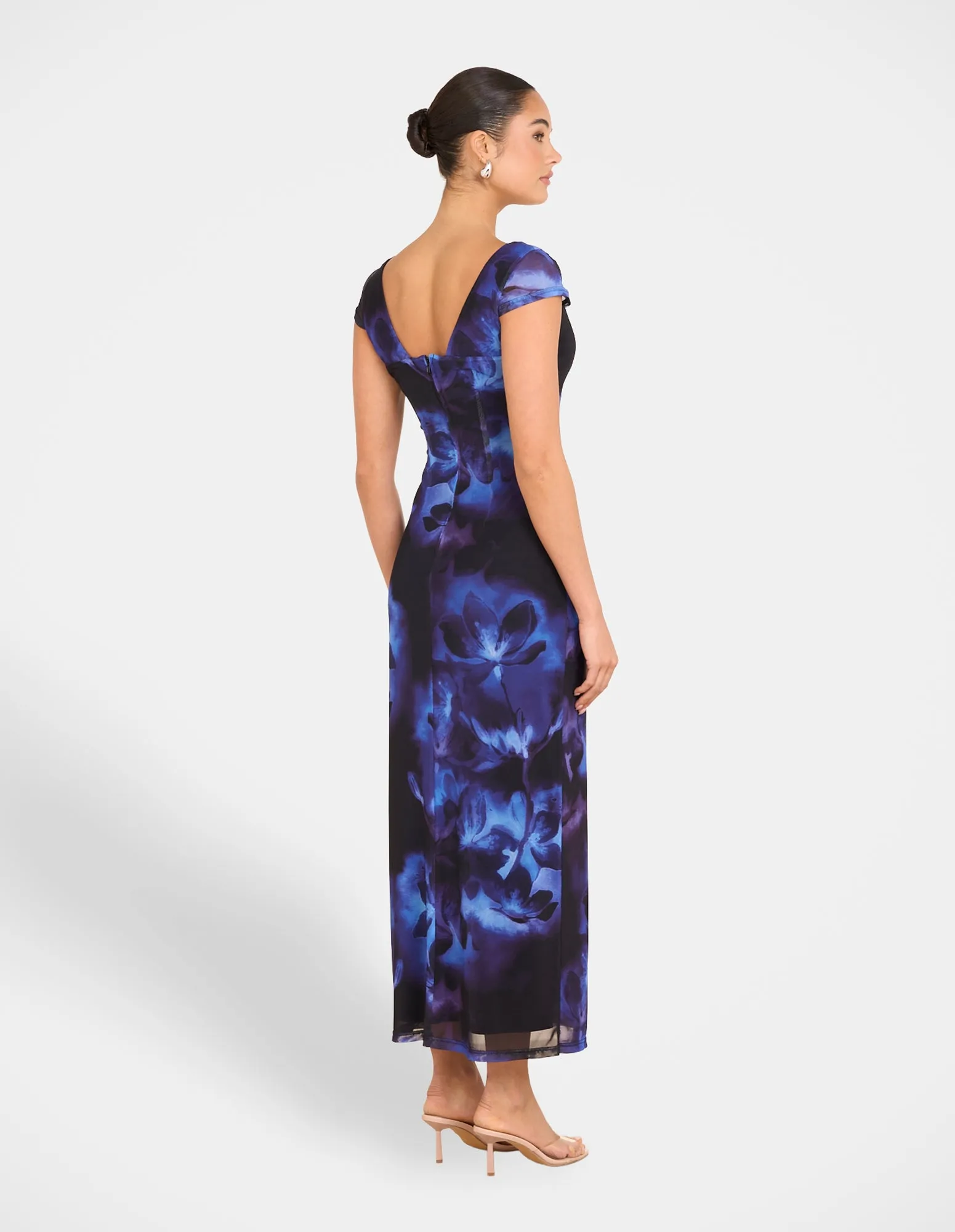 Xavier Cap Sleeve Maxi Dress sold by Pilgrim product image thumbnail 3