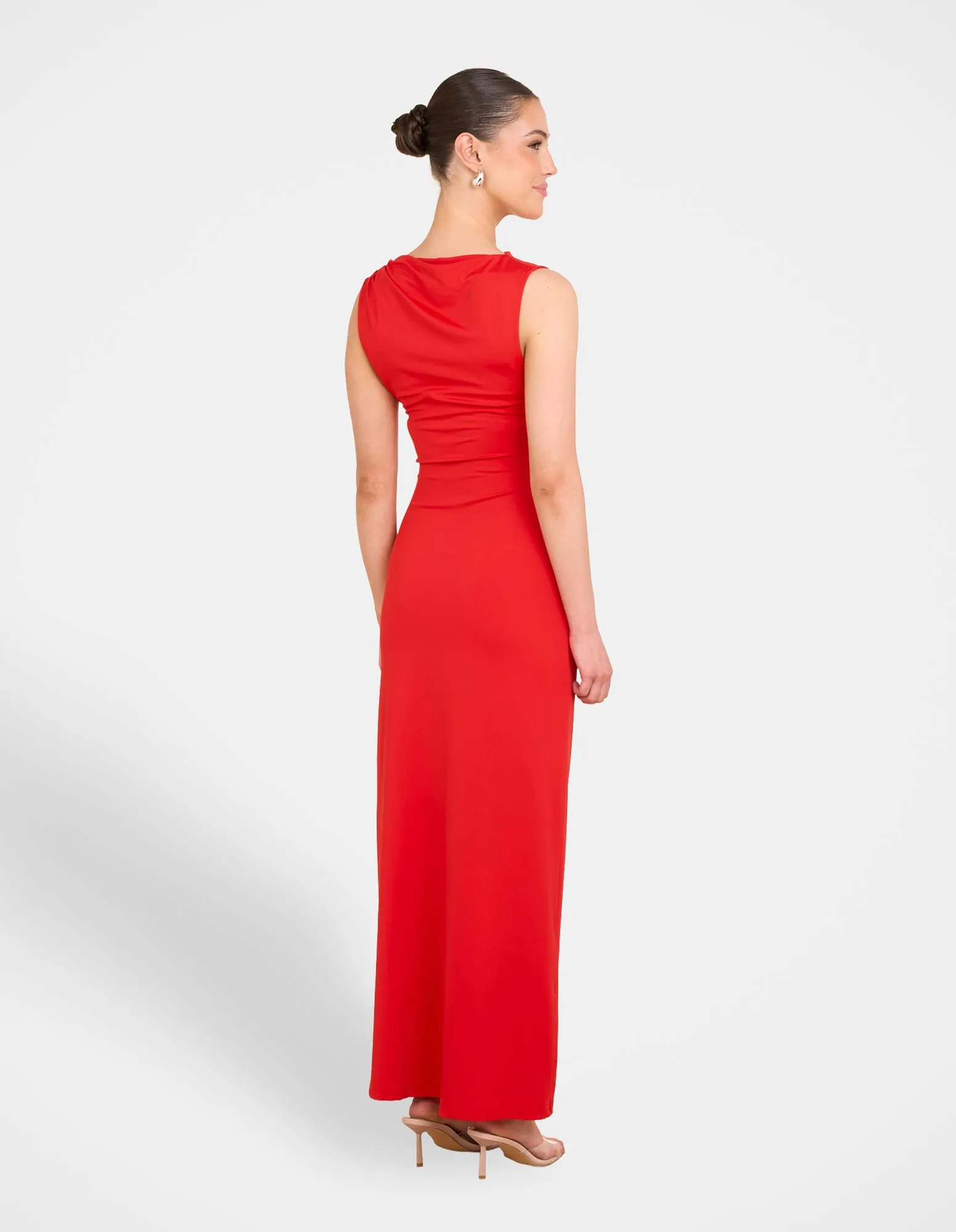 Quinby Sleeveless Ruched Dress sold by Pilgrim product image thumbnail 3