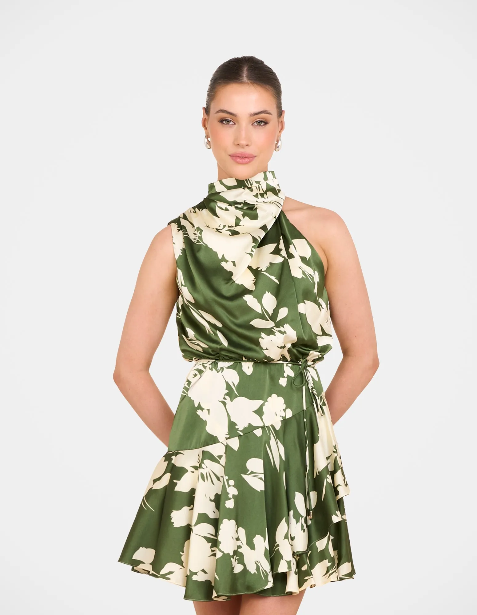 Dhaka Frill Hem Mini Dress sold by Pilgrim product image thumbnail 4