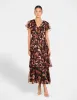 Felicia Frill Hem Maxi Dress sold by Pilgrim