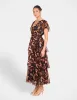 Felicia Frill Hem Maxi Dress sold by Pilgrim