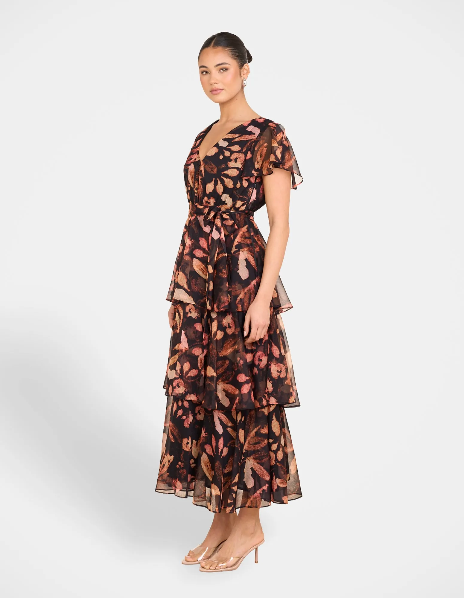 Felicia Frill Hem Maxi Dress sold by Pilgrim product image thumbnail 2