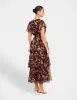 Felicia Frill Hem Maxi Dress sold by Pilgrim