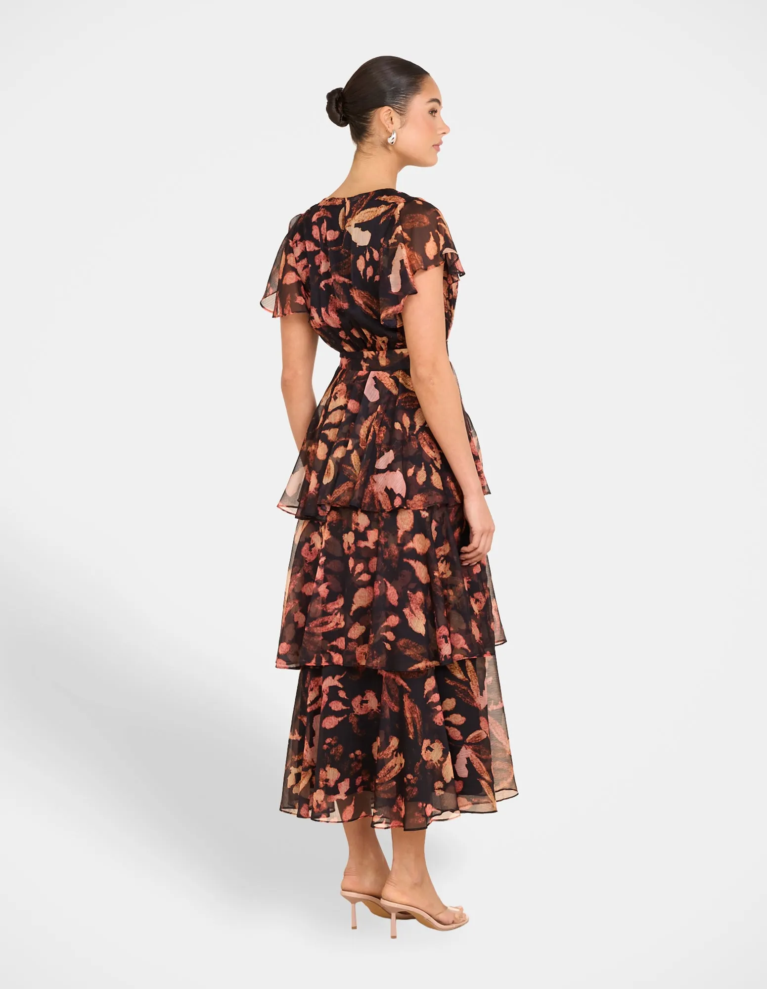 Felicia Frill Hem Maxi Dress sold by Pilgrim product image thumbnail 3