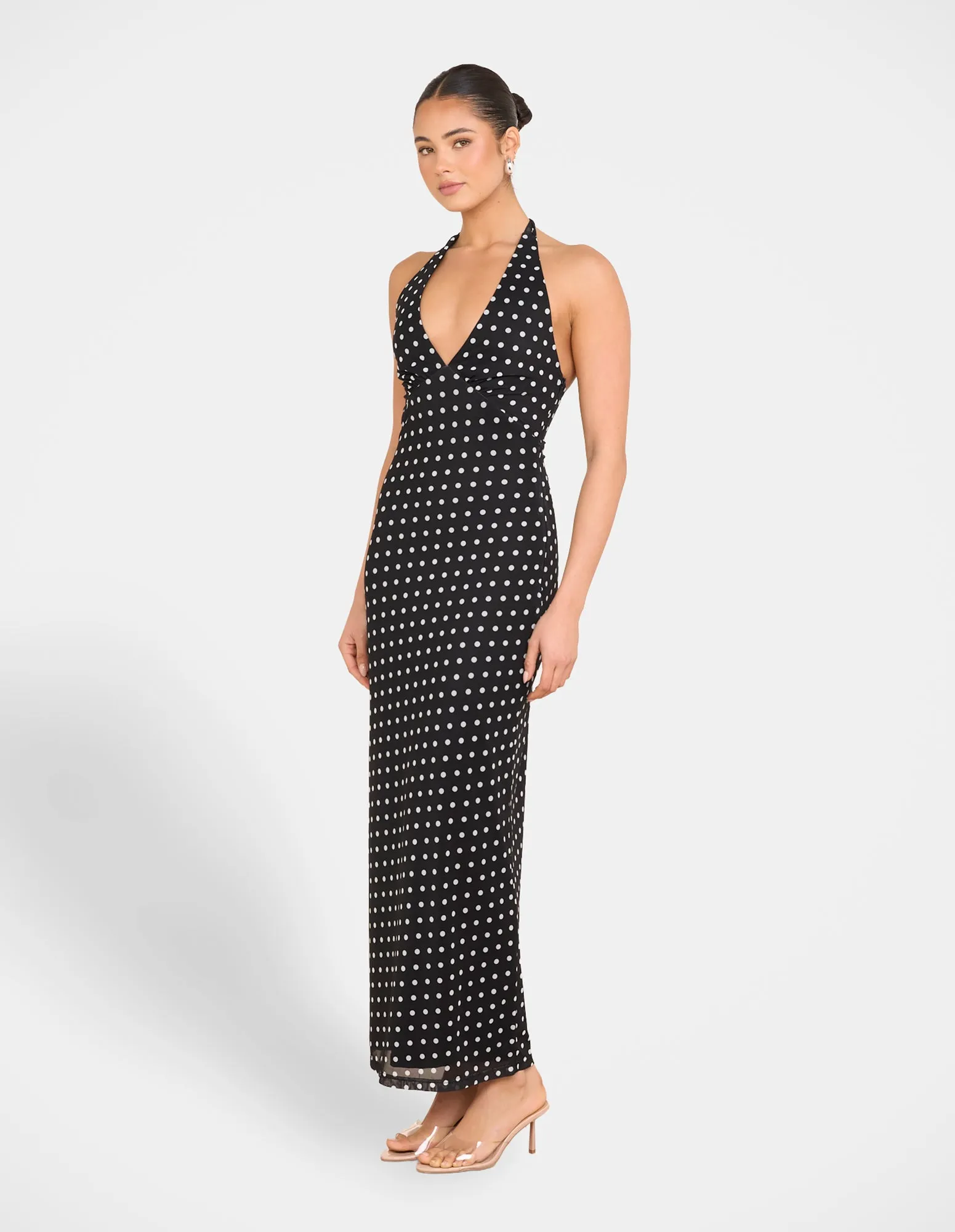 Octavia Dot Mesh Maxi Dress sold by Pilgrim product image thumbnail 2