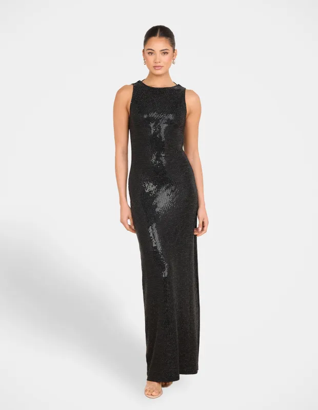 Yazmin Cowl Back Gown sold by Pilgrim