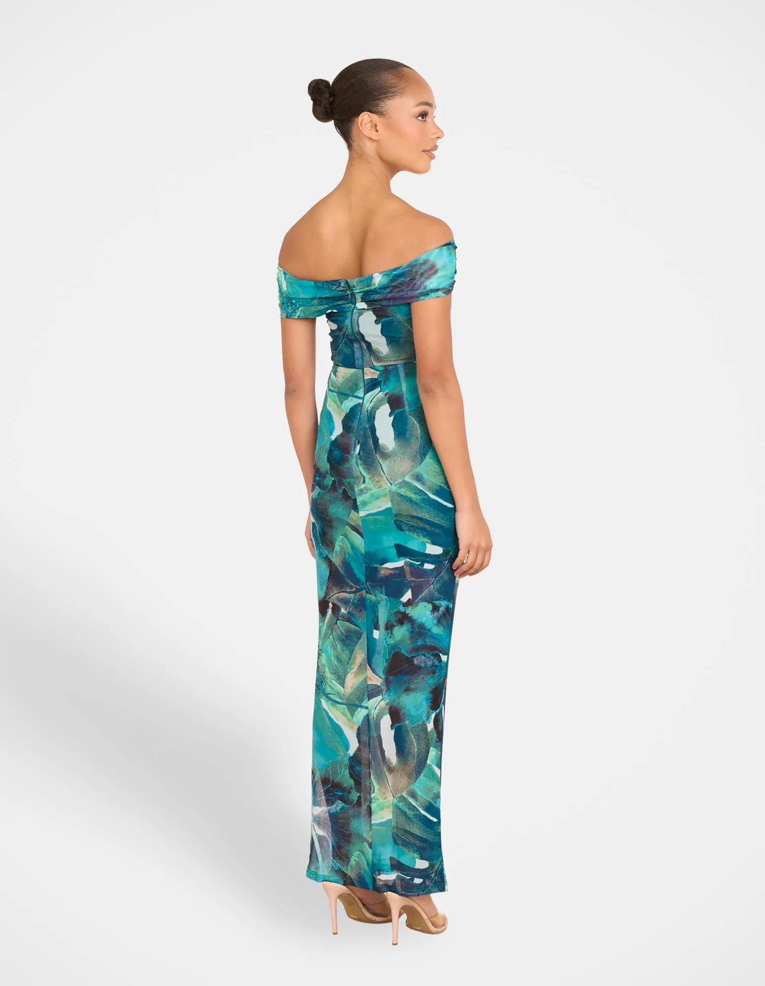 Brit Off Shoulder Maxi Dress sold by Pilgrim product image thumbnail 3