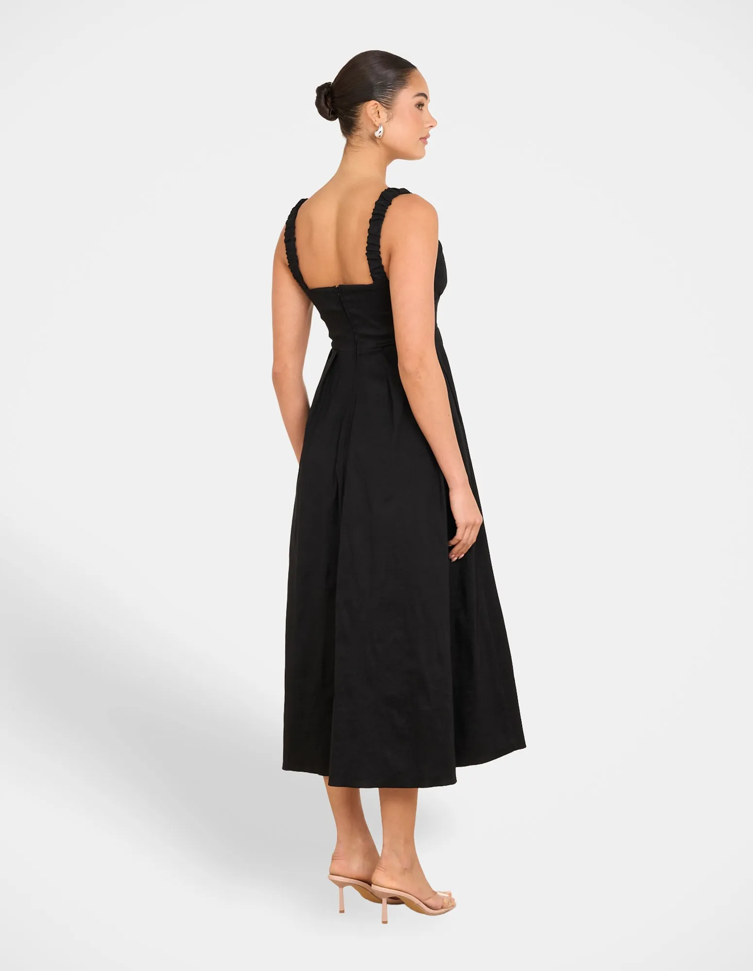 Jeanette A-line Midi Dress sold by Pilgrim product image thumbnail 3