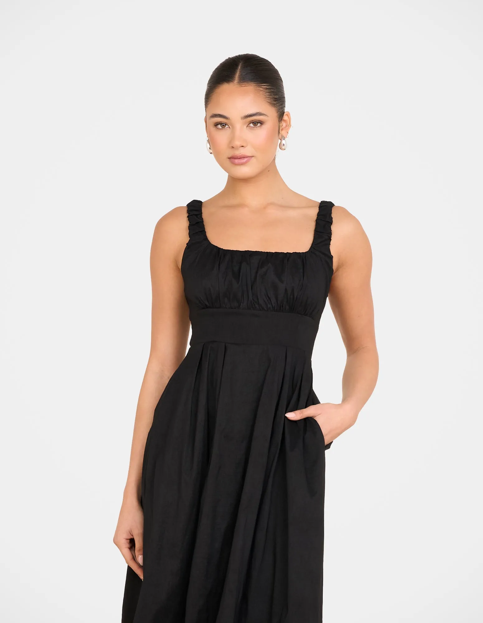 Jeanette A-line Midi Dress sold by Pilgrim product image thumbnail 4