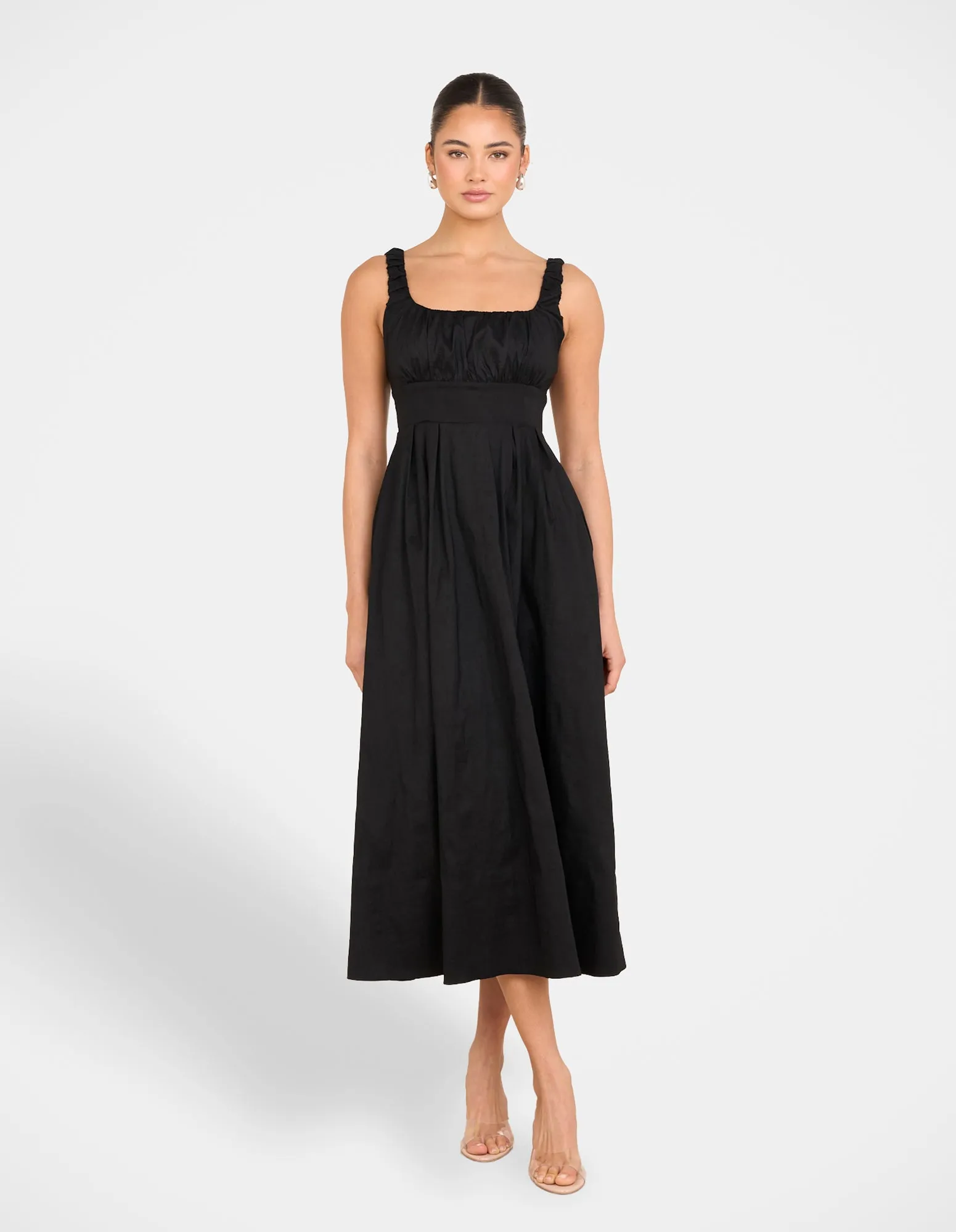 Jeanette A-line Midi Dress sold by Pilgrim