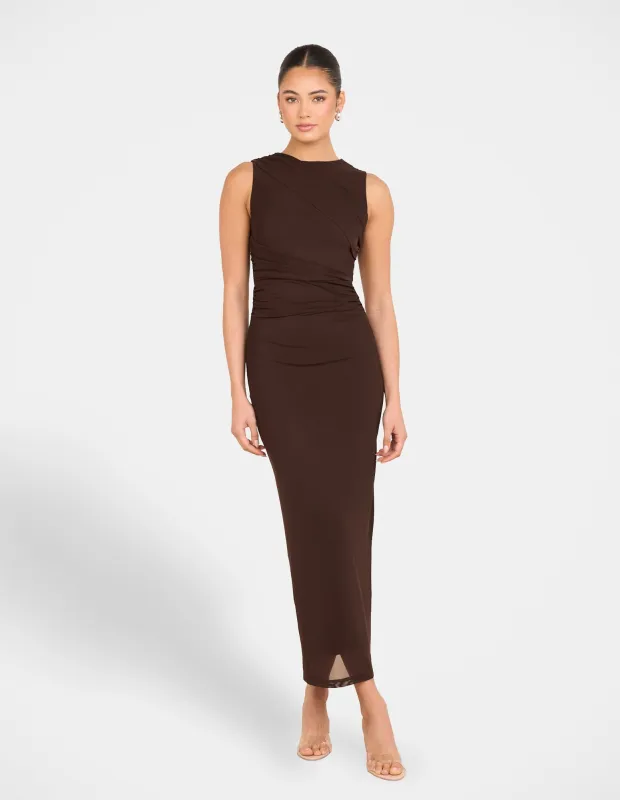 Frika Wrap Detail Maxi Dress sold by Pilgrim