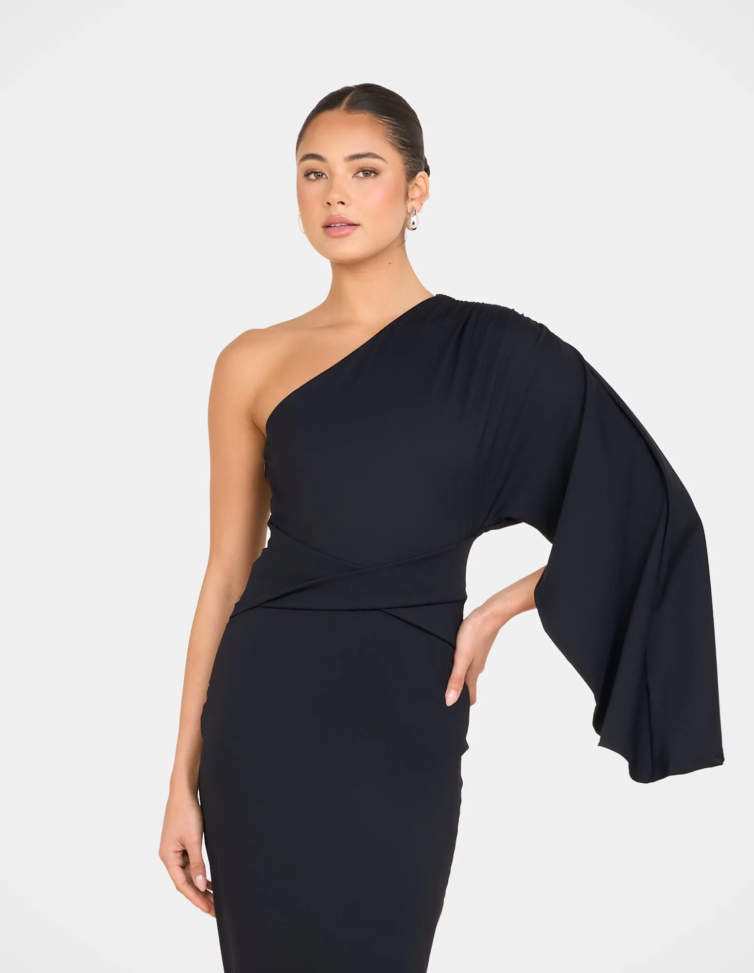 Jude One Shoulder Midi Dress sold by Pilgrim product image thumbnail 4