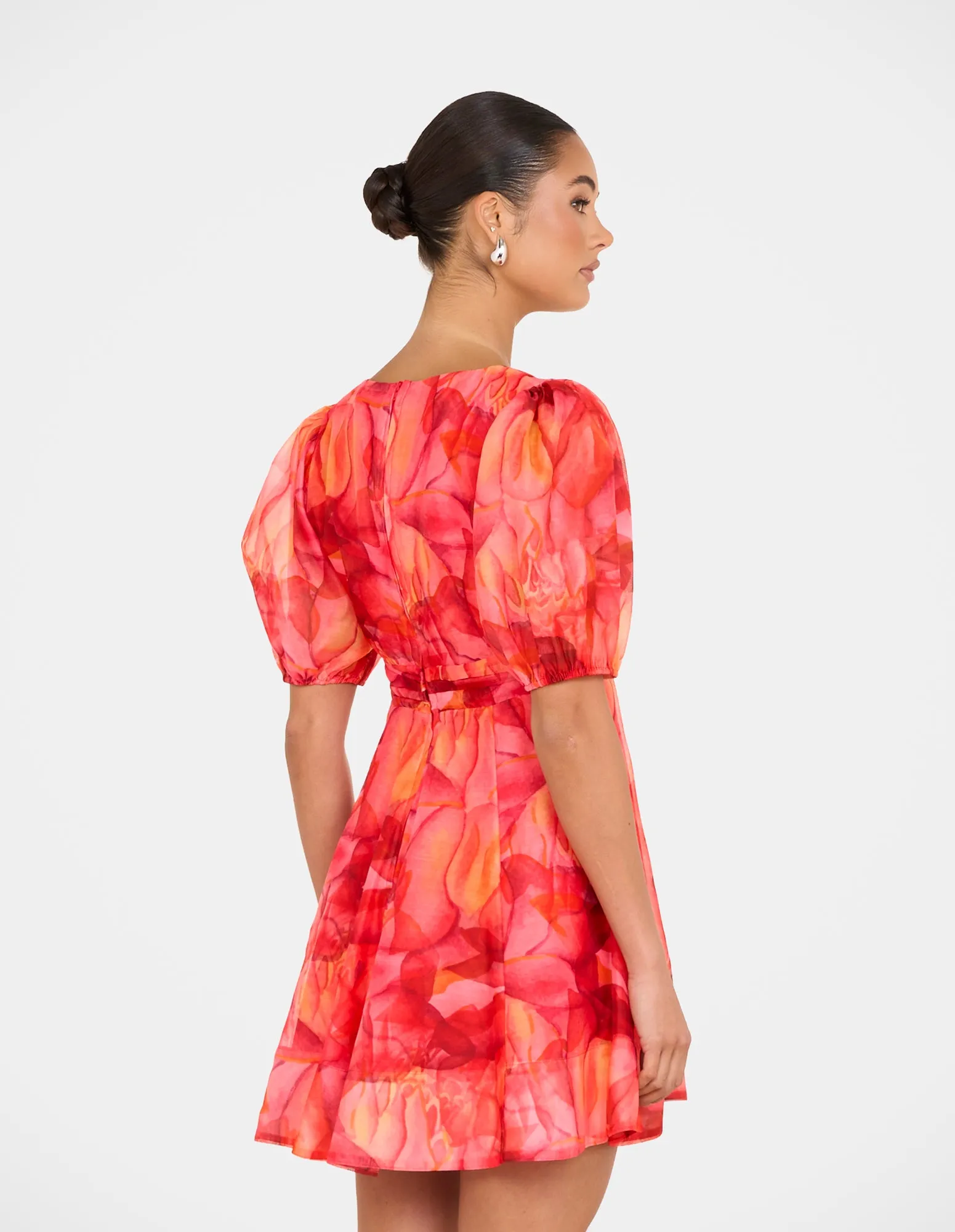 Cammi Puff Sleeve Mini Dress sold by Pilgrim product image thumbnail 3