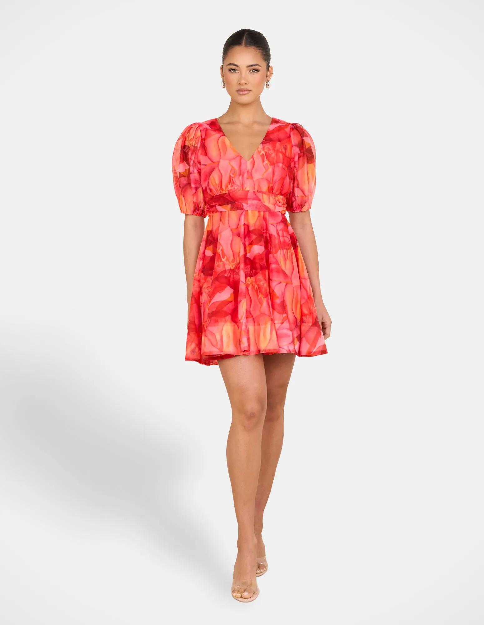 Cammi Puff Sleeve Mini Dress sold by Pilgrim product image thumbnail 5