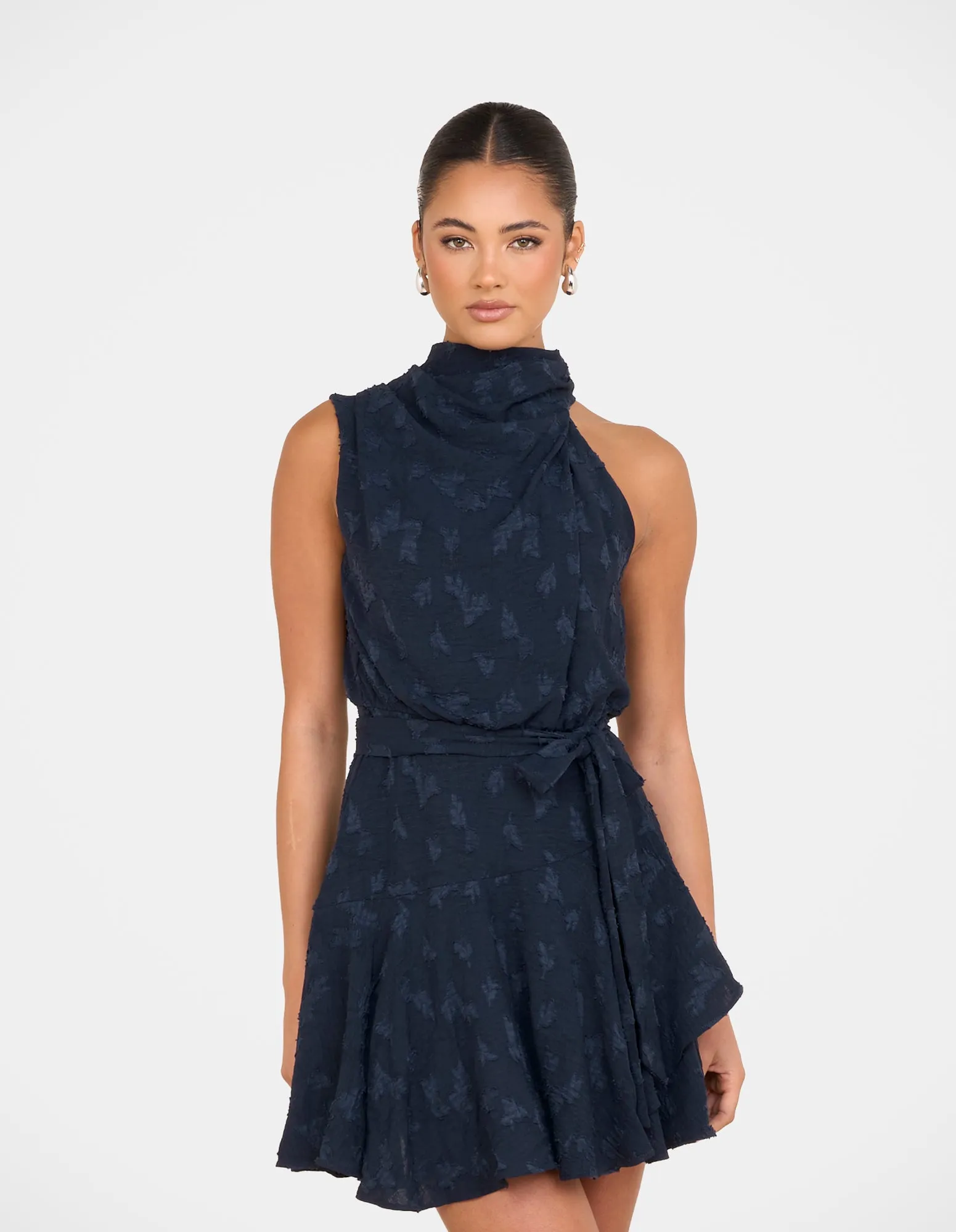 Paloma Cowl Neck Mini Dress sold by Pilgrim