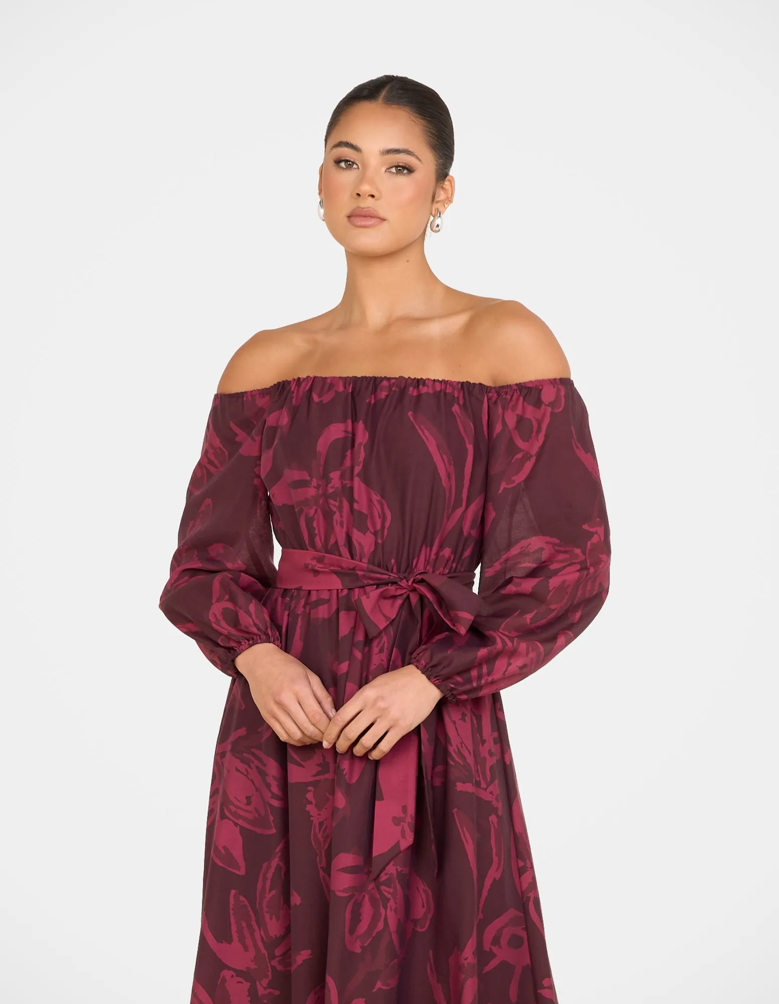 Skylar Off Shoulder Maxi Dress sold by Pilgrim product image thumbnail 5