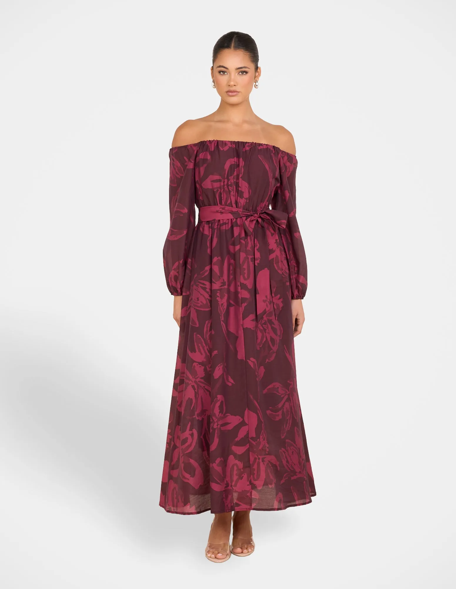 Skylar Off Shoulder Maxi Dress sold by Pilgrim