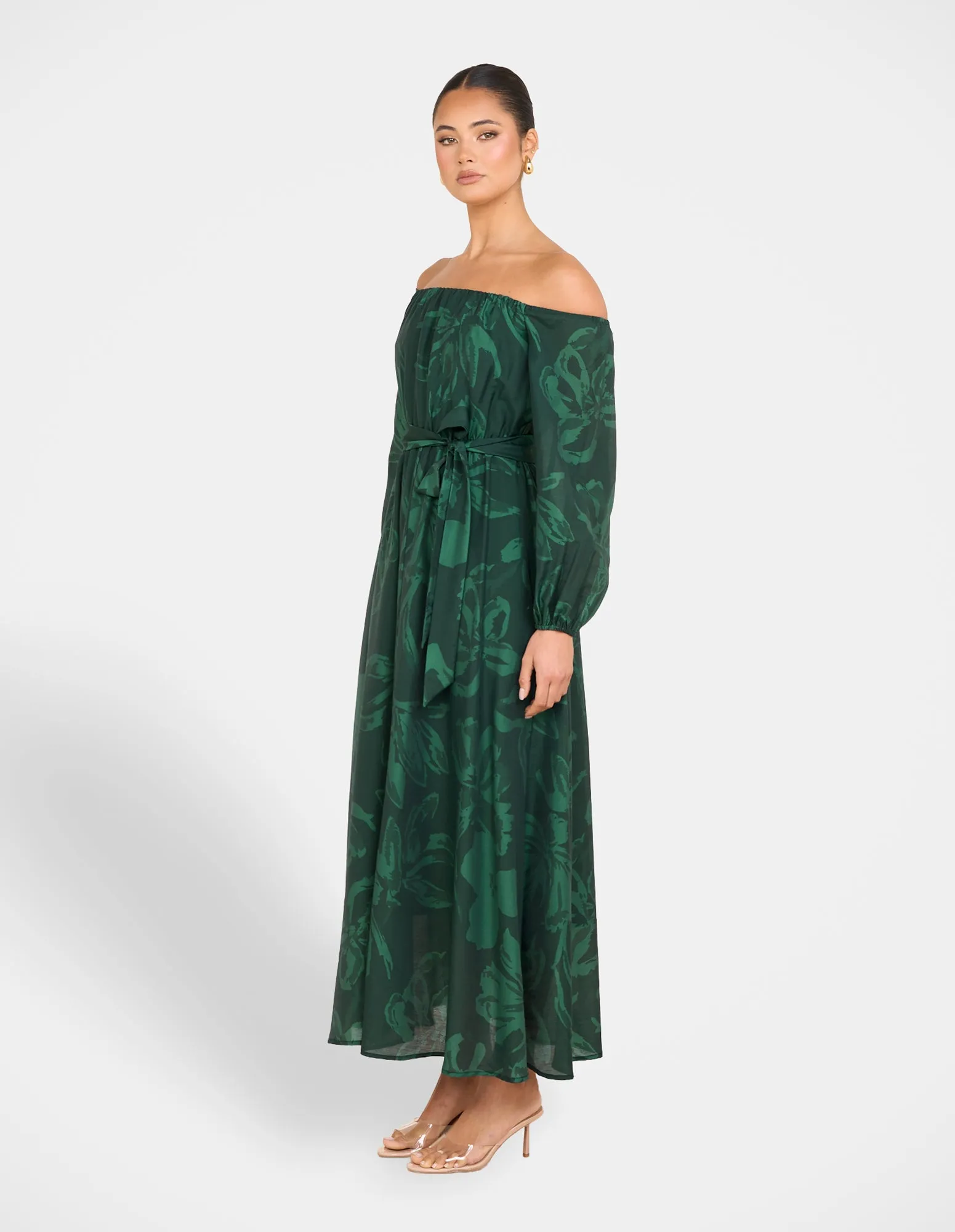 Tamra Off Shoulder Maxi Dress sold by Pilgrim product image thumbnail 2