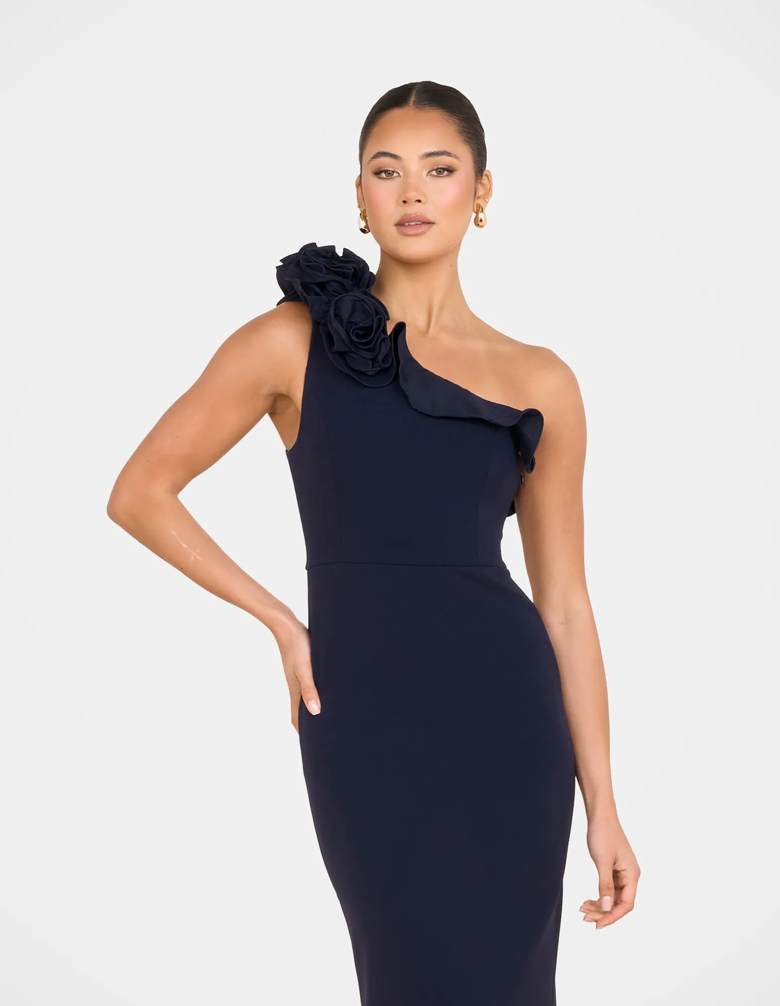 Dorame Ruffle Shoulder Maxi sold by Pilgrim product image thumbnail 4