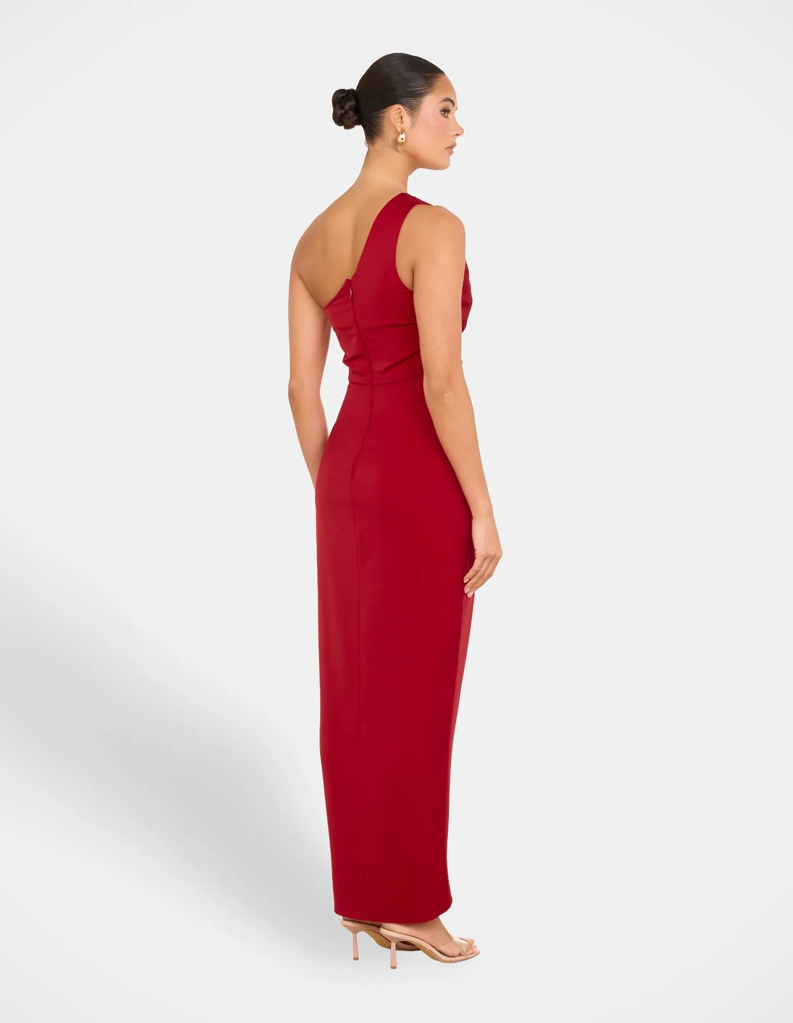 Ulya One Shoulder Satin Gown sold by Pilgrim product image thumbnail 3