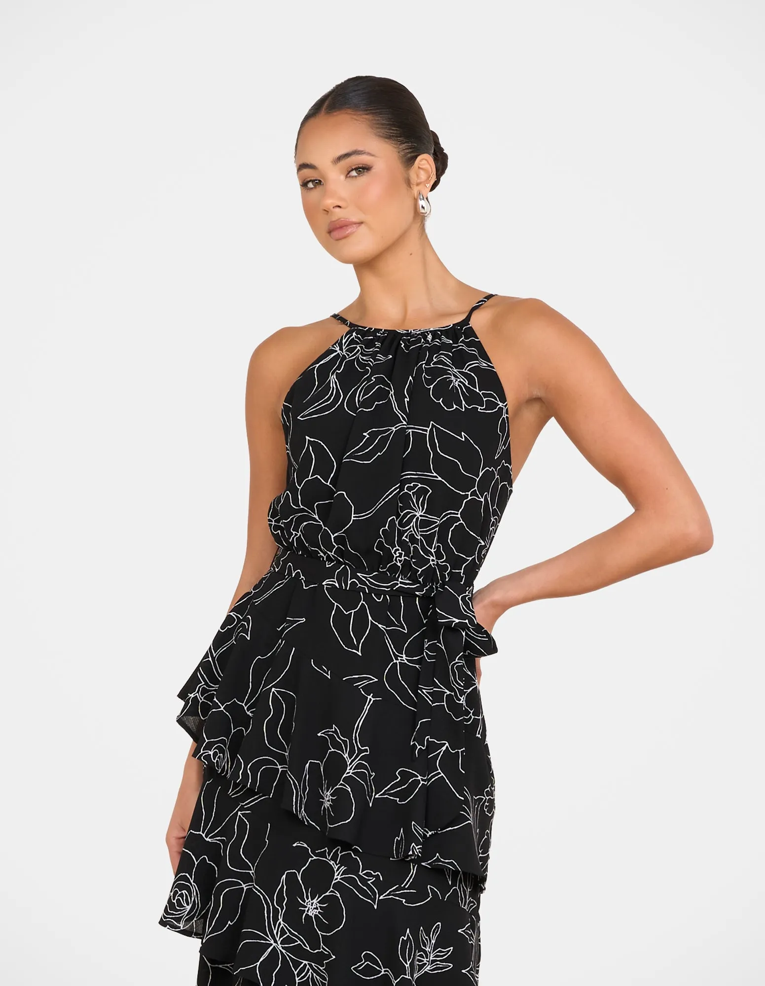 Yva Tiered Midi Dress sold by Pilgrim product image thumbnail 5