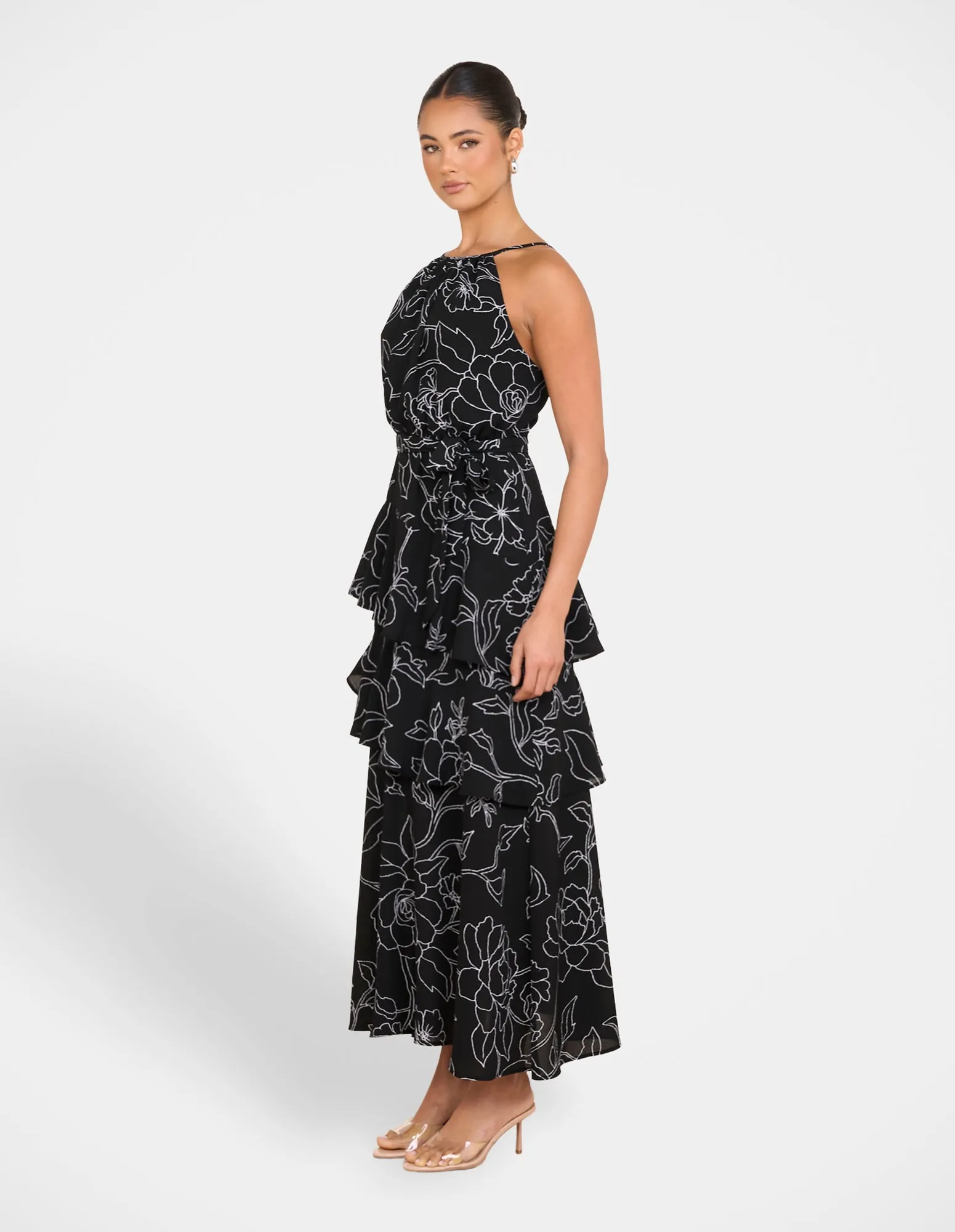Yva Tiered Midi Dress sold by Pilgrim product image thumbnail 2