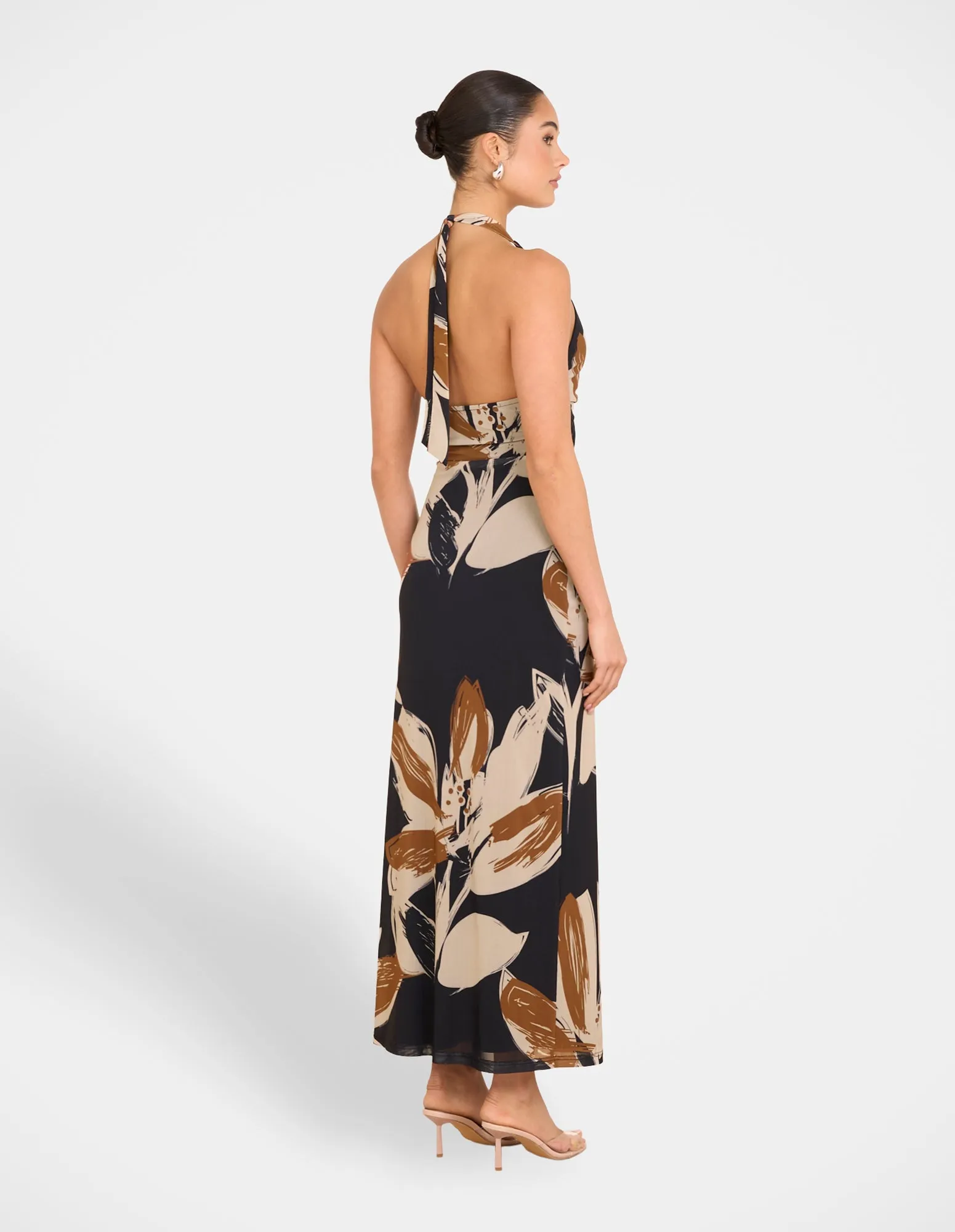 Zoya Print Mesh Maxi Dress sold by Pilgrim product image thumbnail 3