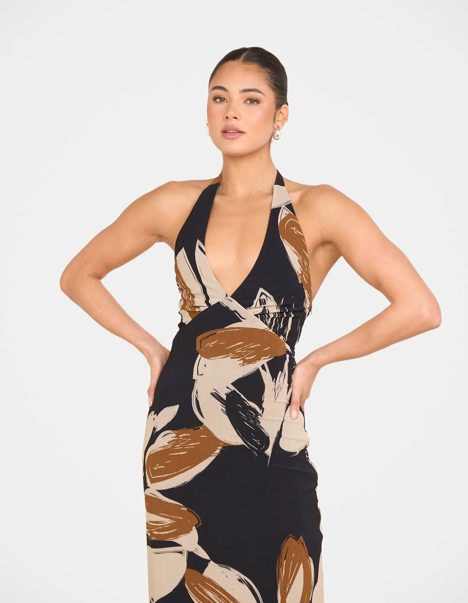 Zoya Print Mesh Maxi Dress sold by Pilgrim product image thumbnail 4