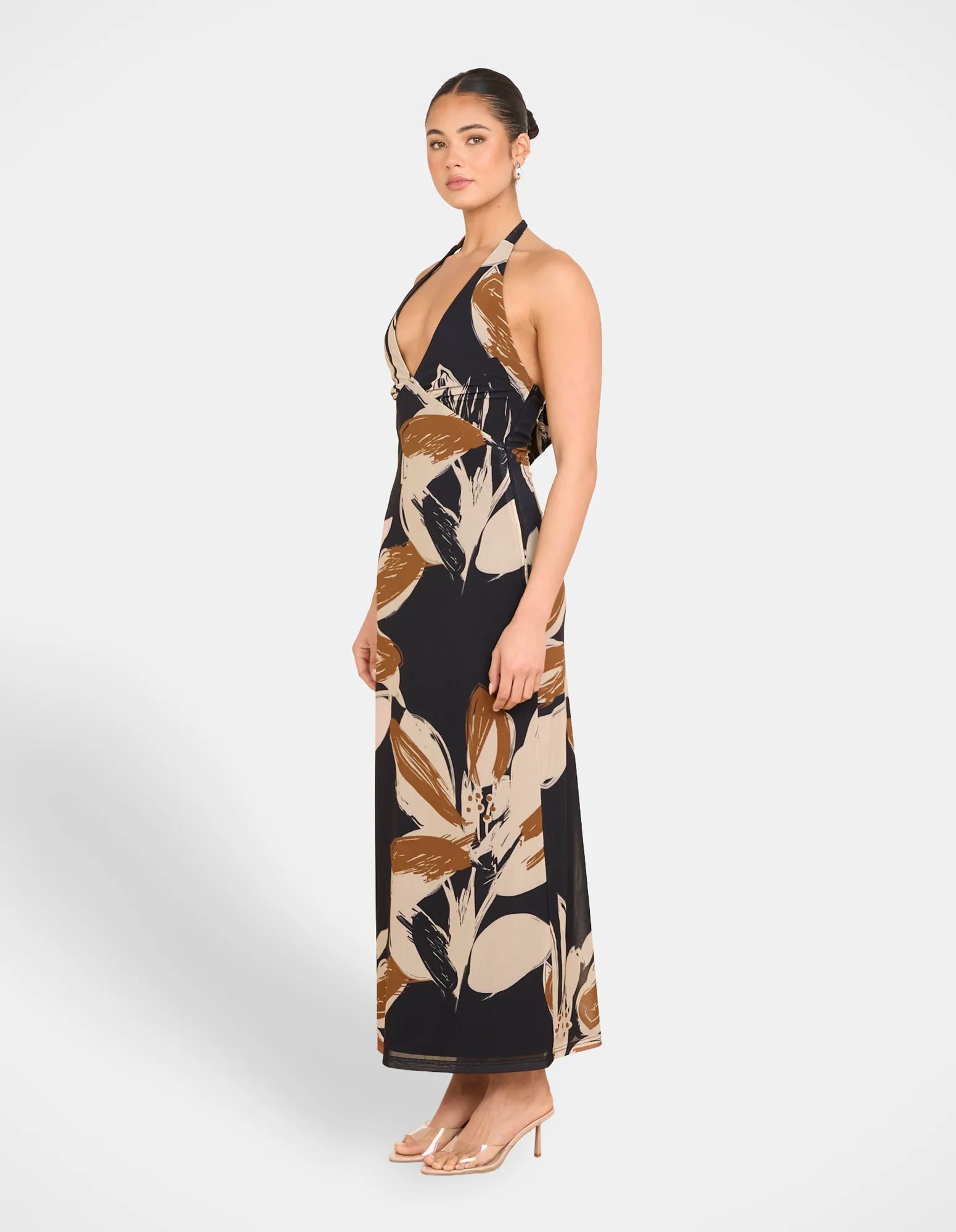 Zoya Print Mesh Maxi Dress sold by Pilgrim product image thumbnail 2
