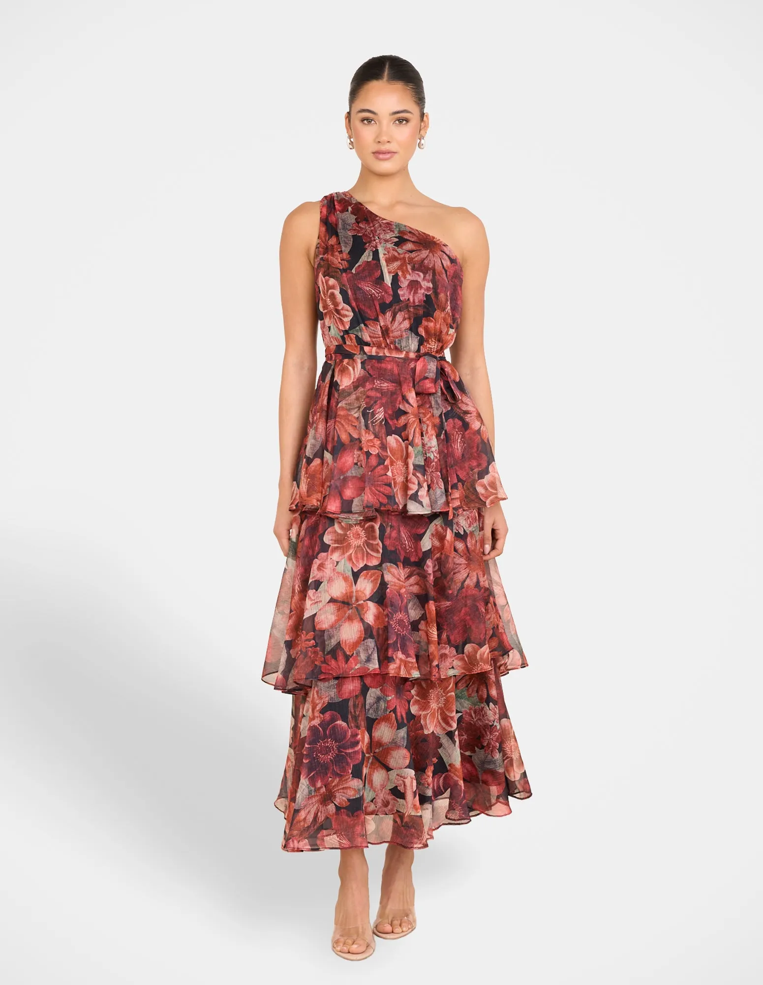 Burma One Shoulder Maxi Dress sold by Pilgrim