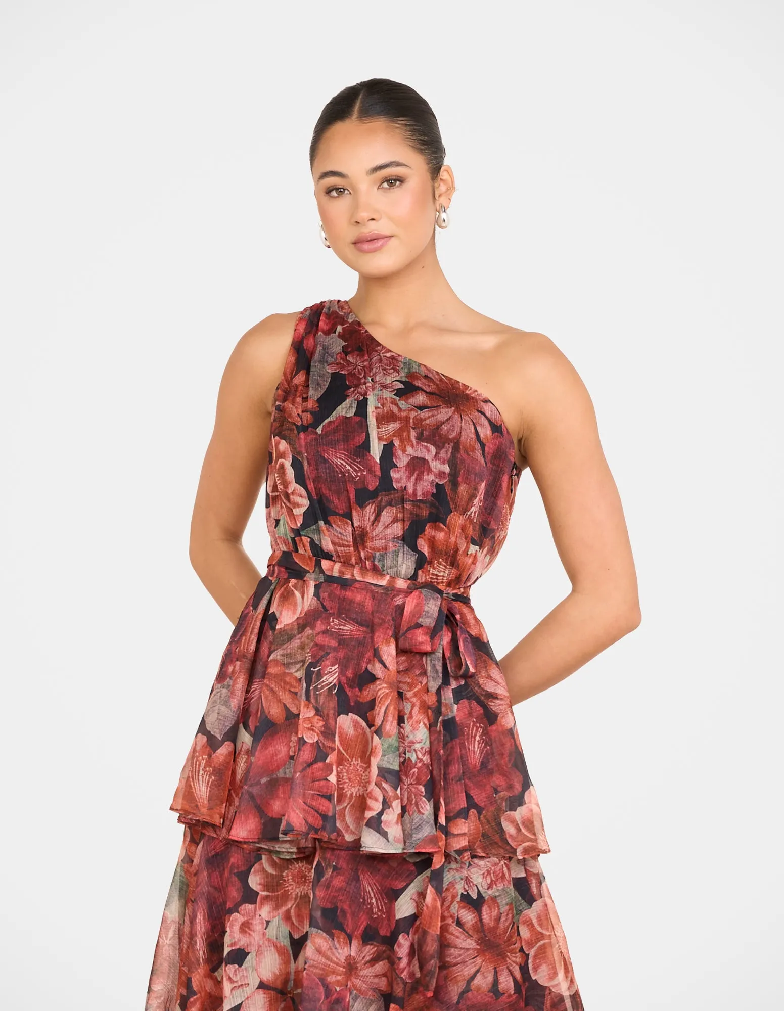 Burma One Shoulder Maxi Dress sold by Pilgrim product image thumbnail 5