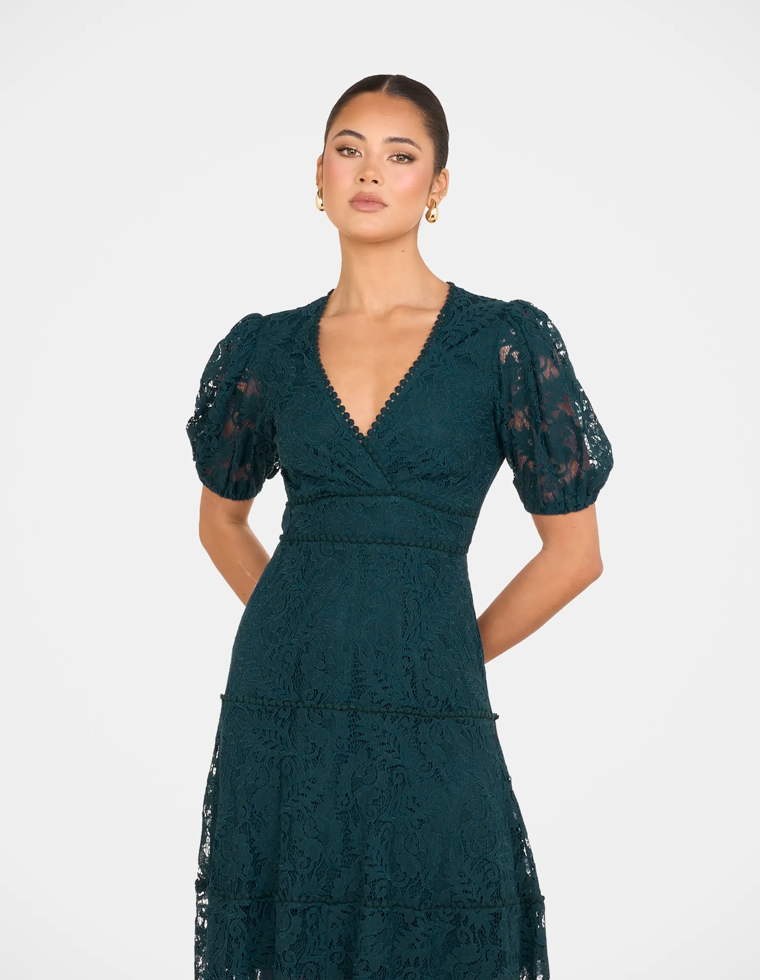 Elphava Puff Sleeve Dress sold by Pilgrim product image thumbnail 4