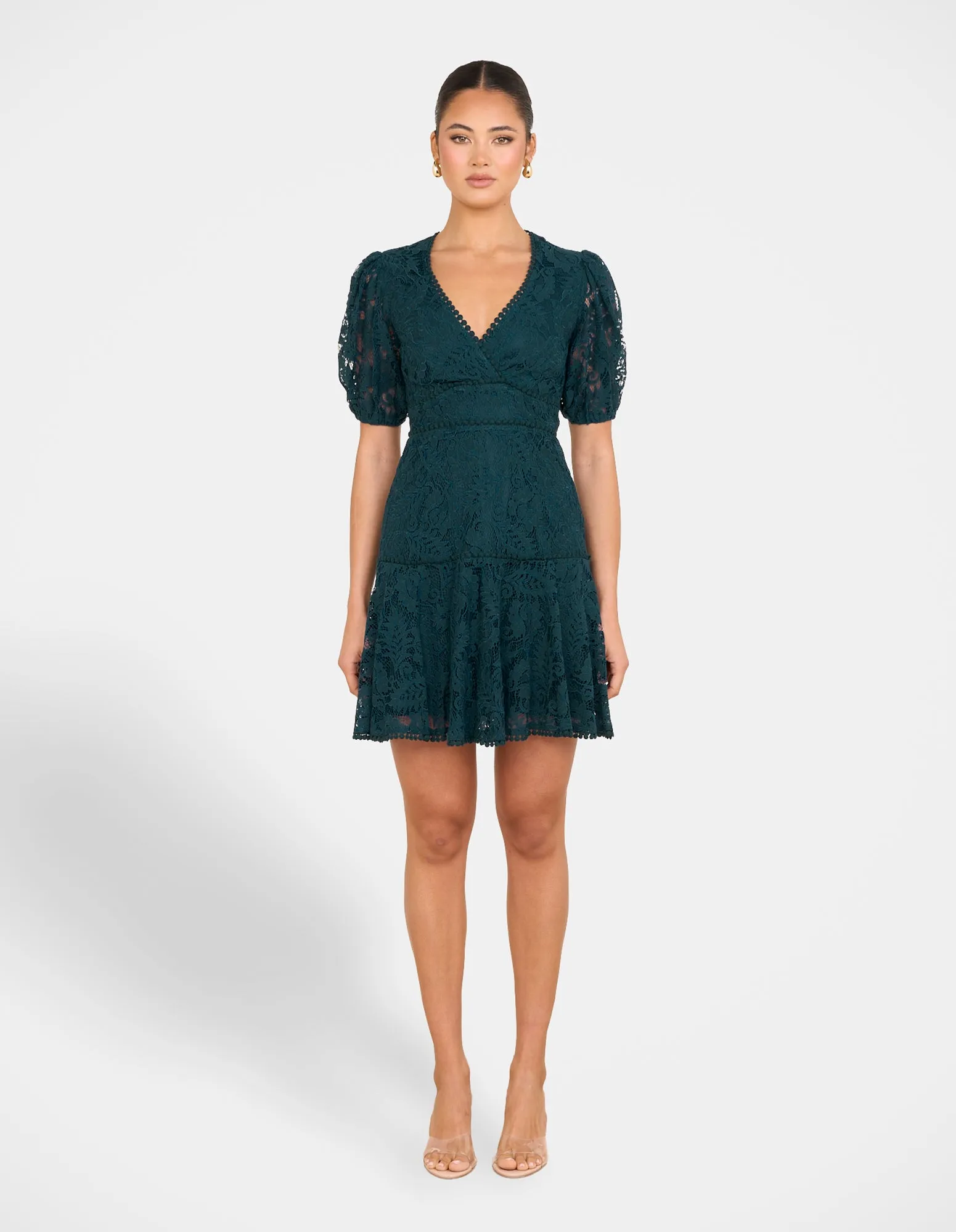 Ellaria Puff Sleeve Mini Dress sold by Pilgrim product image thumbnail 5