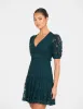 Ellaria Puff Sleeve Mini Dress sold by Pilgrim