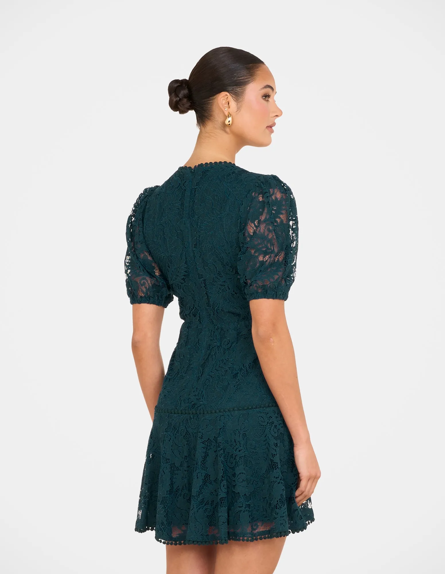 Ellaria Puff Sleeve Mini Dress sold by Pilgrim product image thumbnail 3