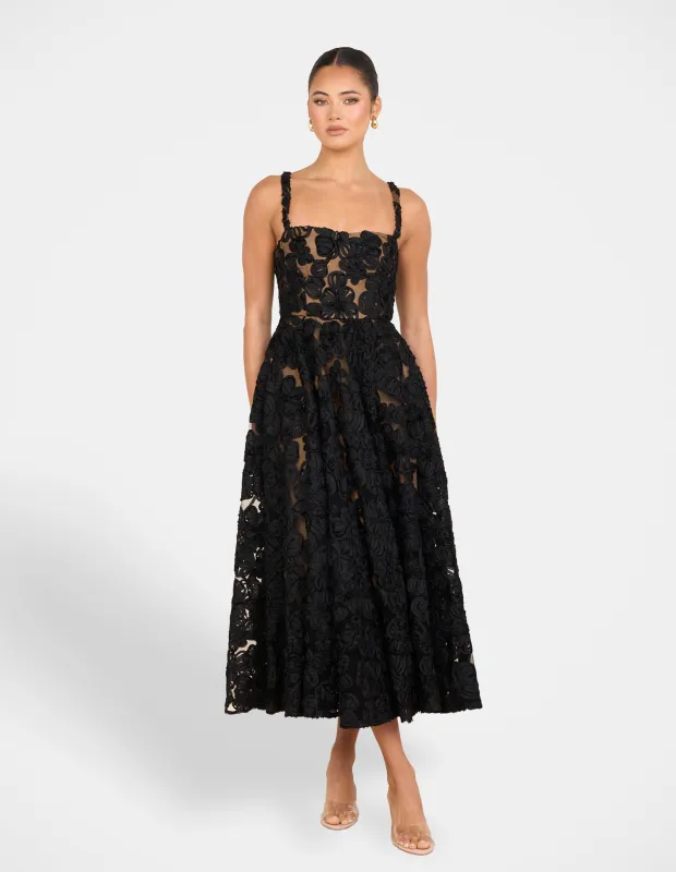 Hermione A-line Midi Dress sold by Pilgrim