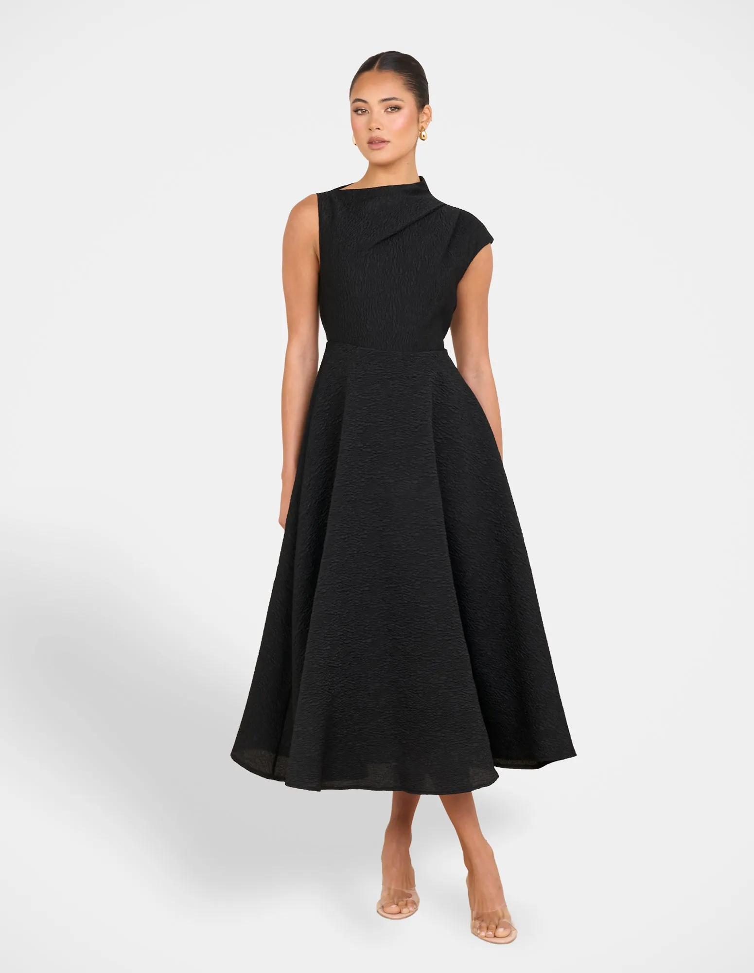 Monarch High Neck Midi Dress sold by Pilgrim product image thumbnail 2