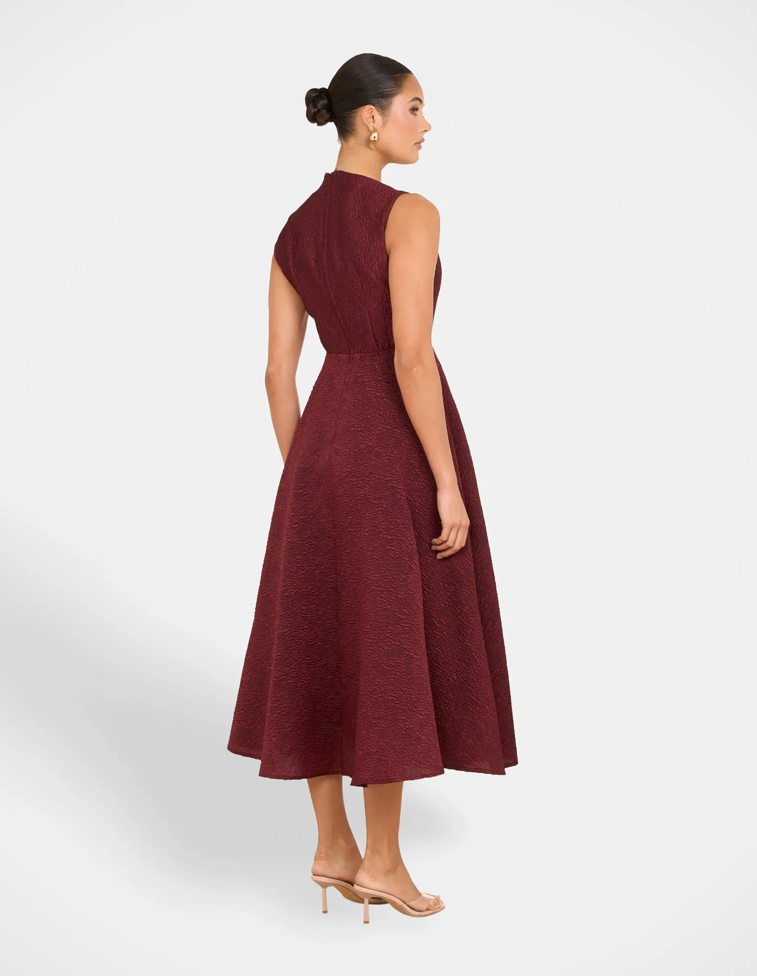 Monarch High Neck Midi Dress sold by Pilgrim product image thumbnail 4