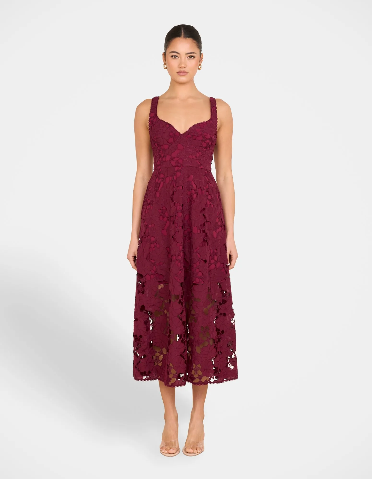 Martina Sweetheart Midi Dress sold by Pilgrim