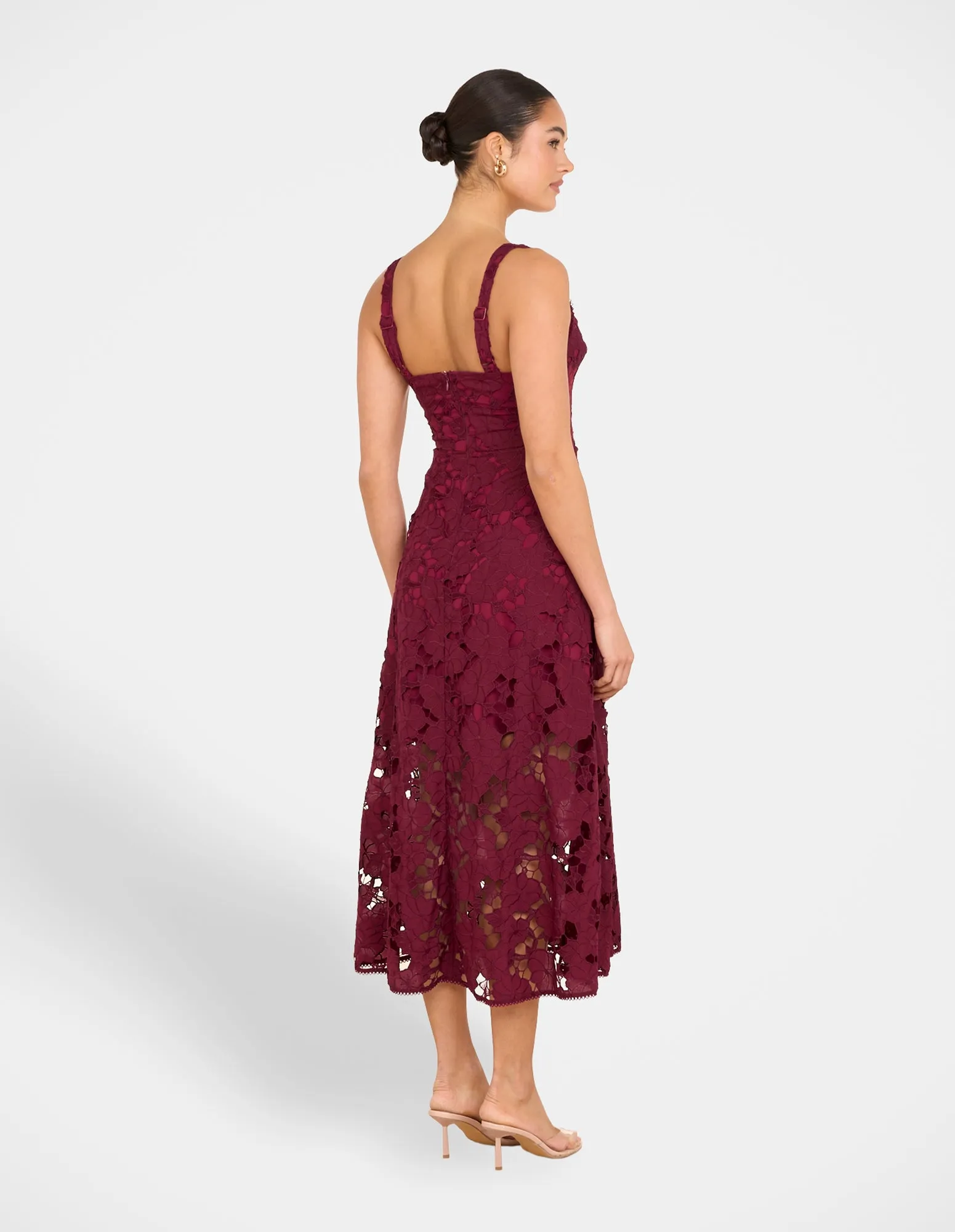 Martina Sweetheart Midi Dress sold by Pilgrim product image thumbnail 3