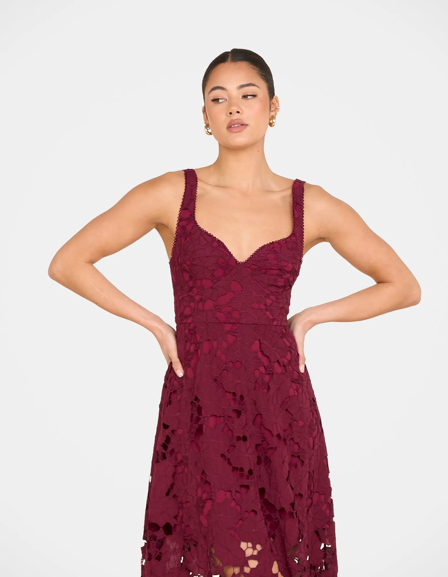 Martina Sweetheart Midi Dress sold by Pilgrim product image thumbnail 4